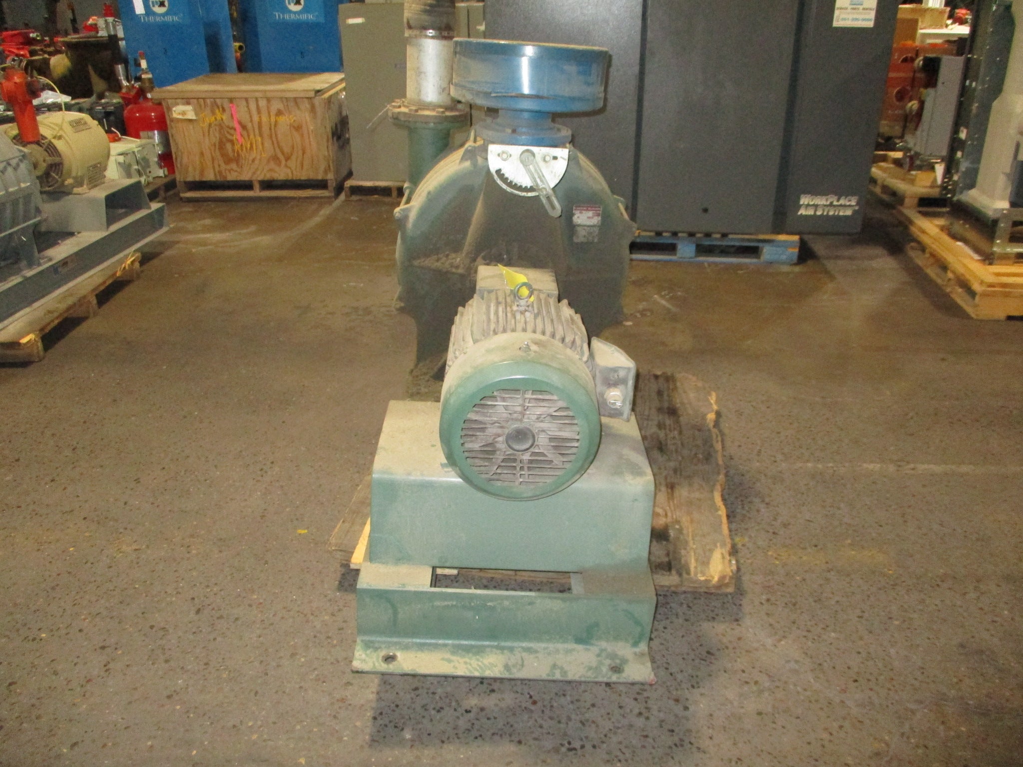 Lamson Centrifugal Blower 514-4-0-AD 20HP 3510RPM 230/460V 3Ph 60Hz Used