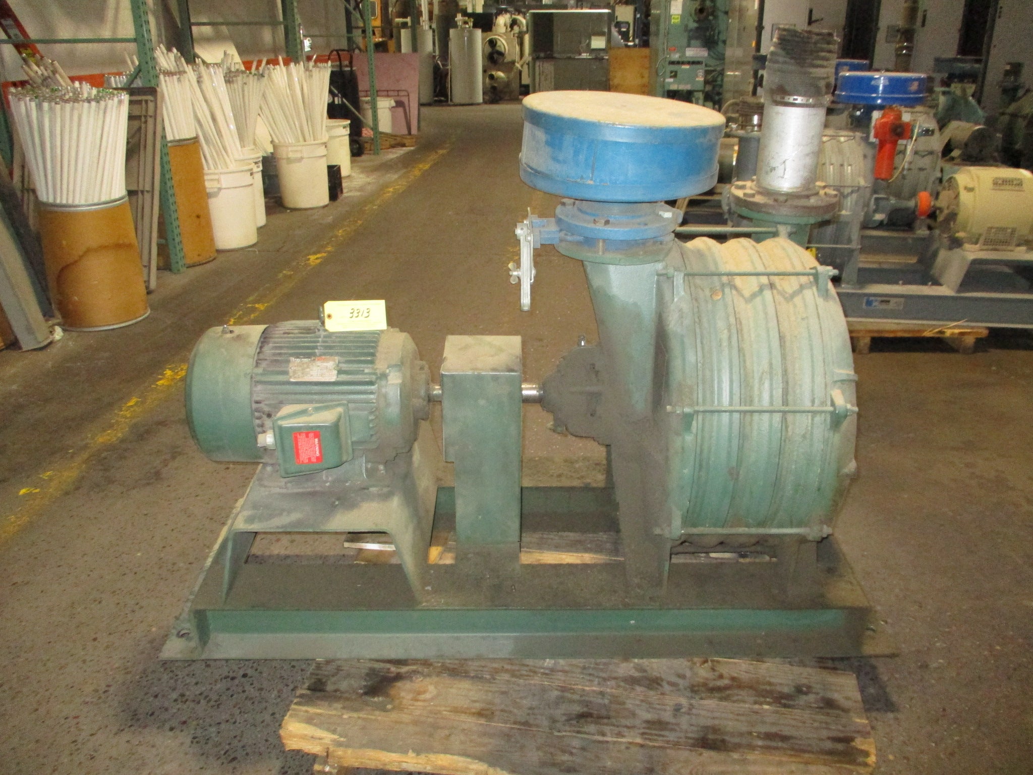 Lamson Centrifugal Blower 514-4-0-AD 20HP 3510RPM 230/460V 3Ph 60Hz Used