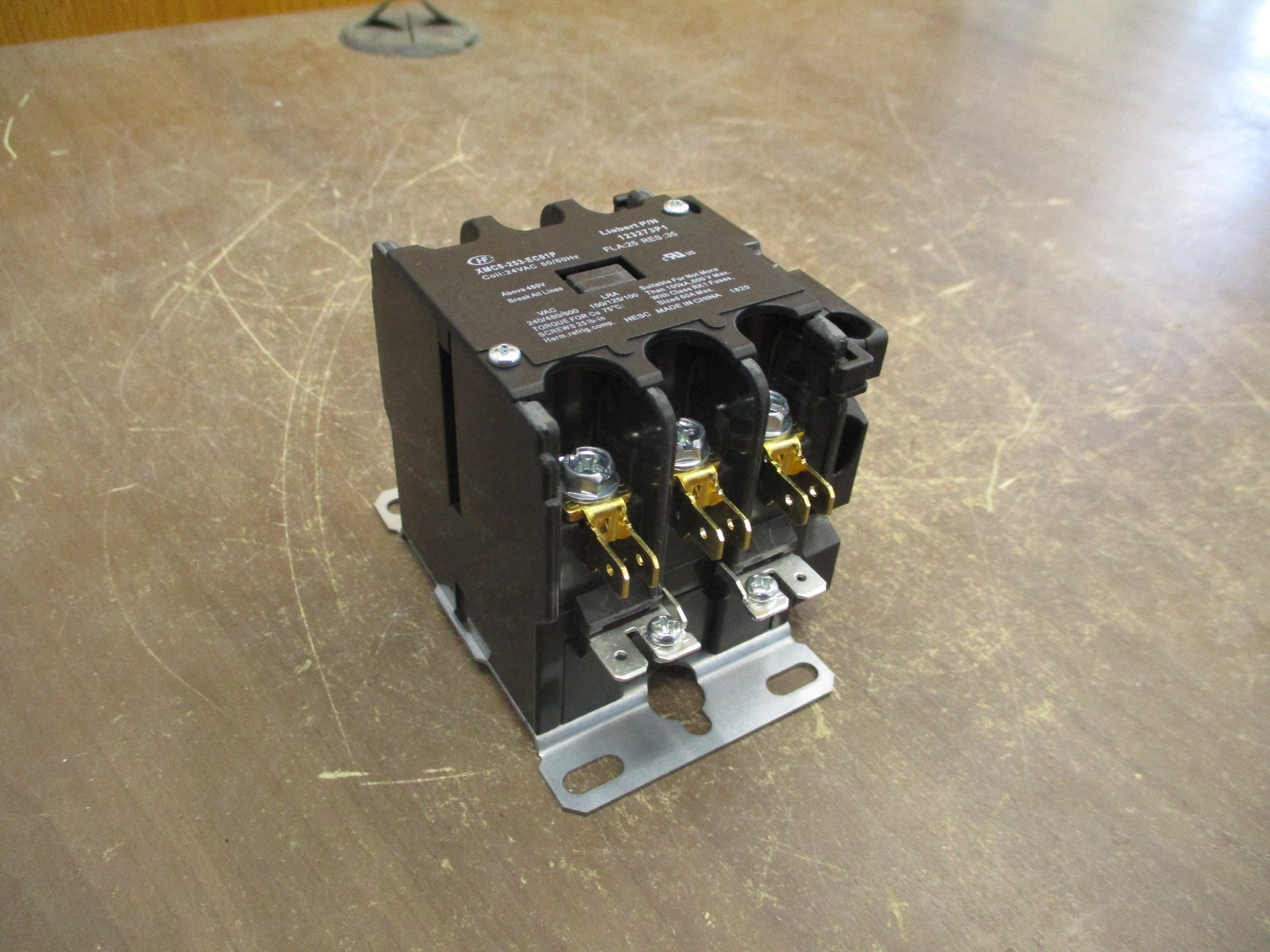 Vertiv Liebert Contactor 123273P1S 24V Coil 25A New Surplus