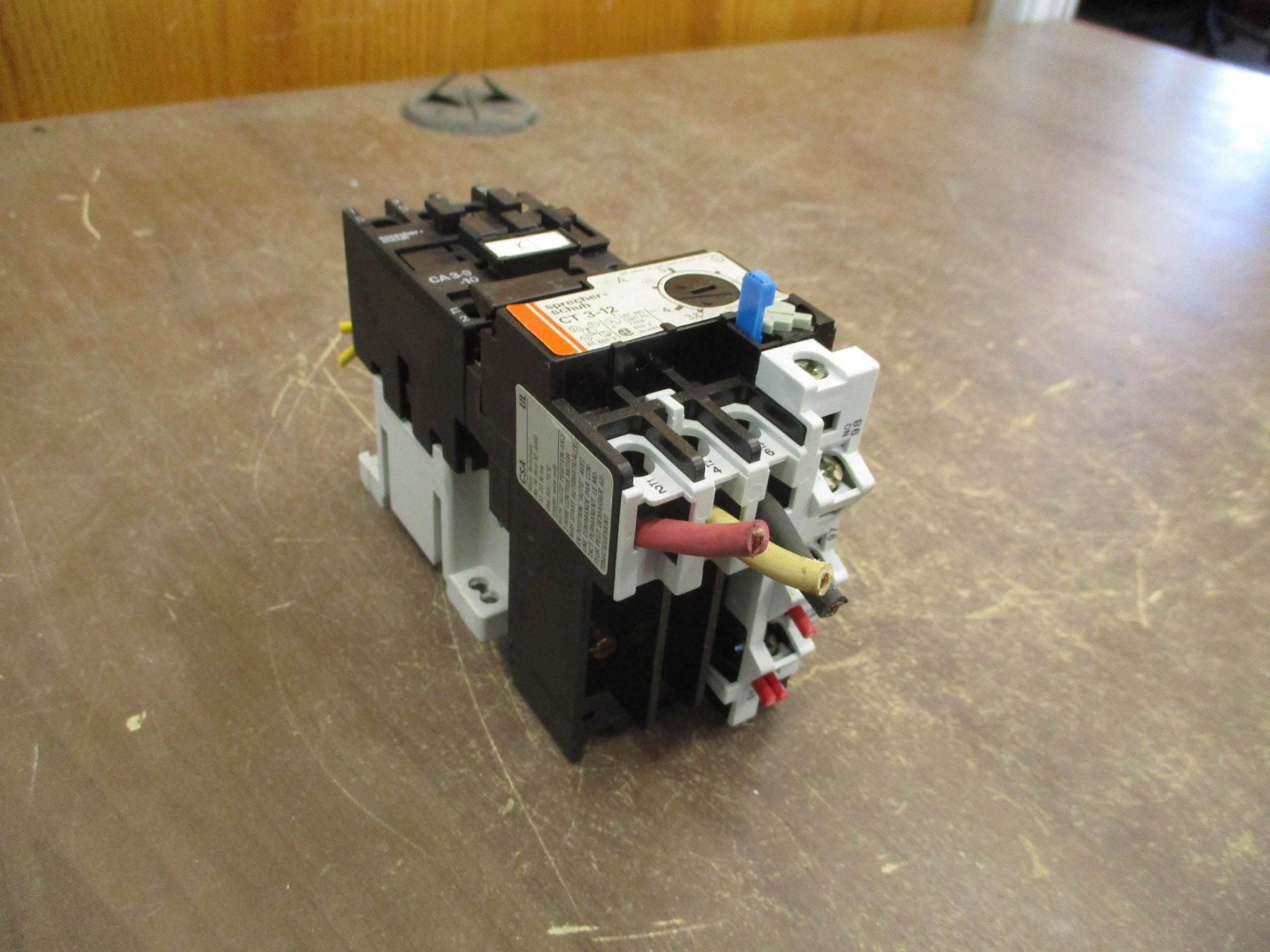Sprecher + Schuh Starter CA3-9-10/CT 3-12 24V Coil Trip: 3.8-6A Used