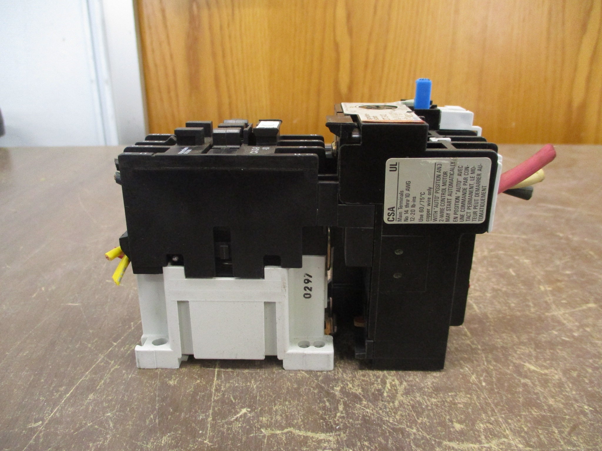 Sprecher + Schuh Starter CA3-9-10/CT 3-12 24V Coil Trip: 3.8-6A Used