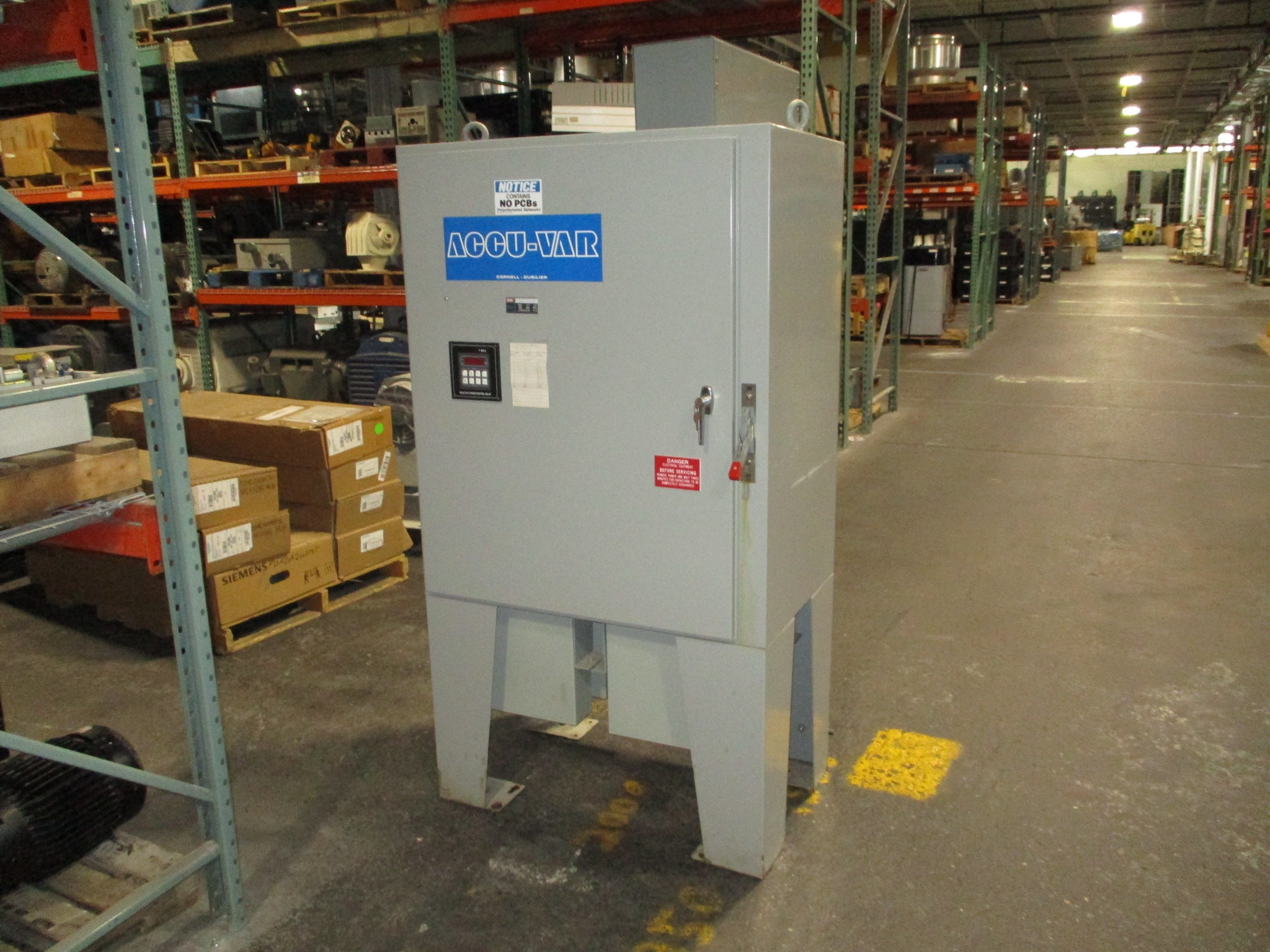 Cornell-Dubilier Accu-Var Capacitor Assembly IVT6300F50 300kVAR 480V 3Ph 60Hz