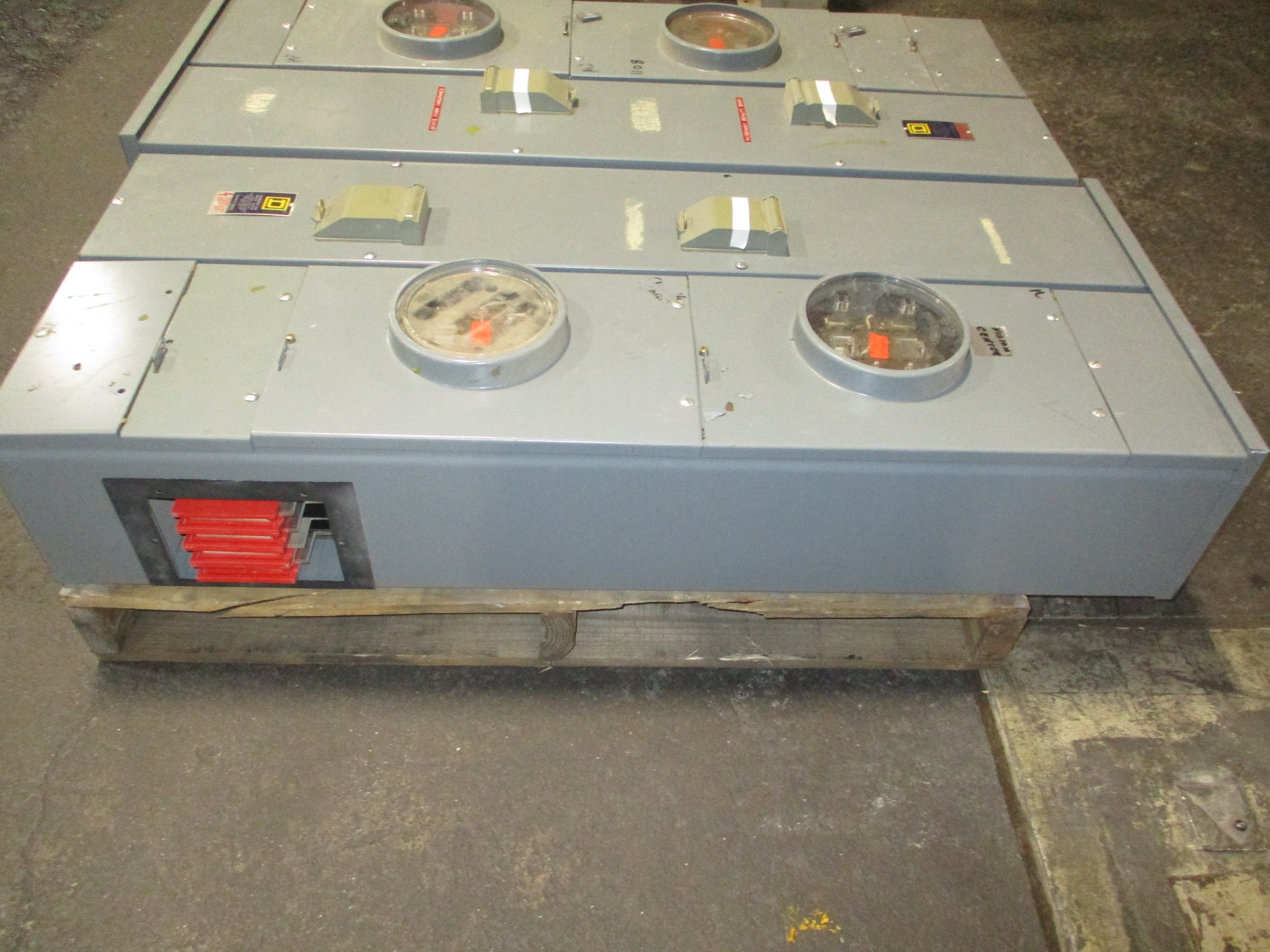 Square D EZ Meter-Pak Meter Stack EZM 742-200R Ser. 2 1200A 2-Position Used