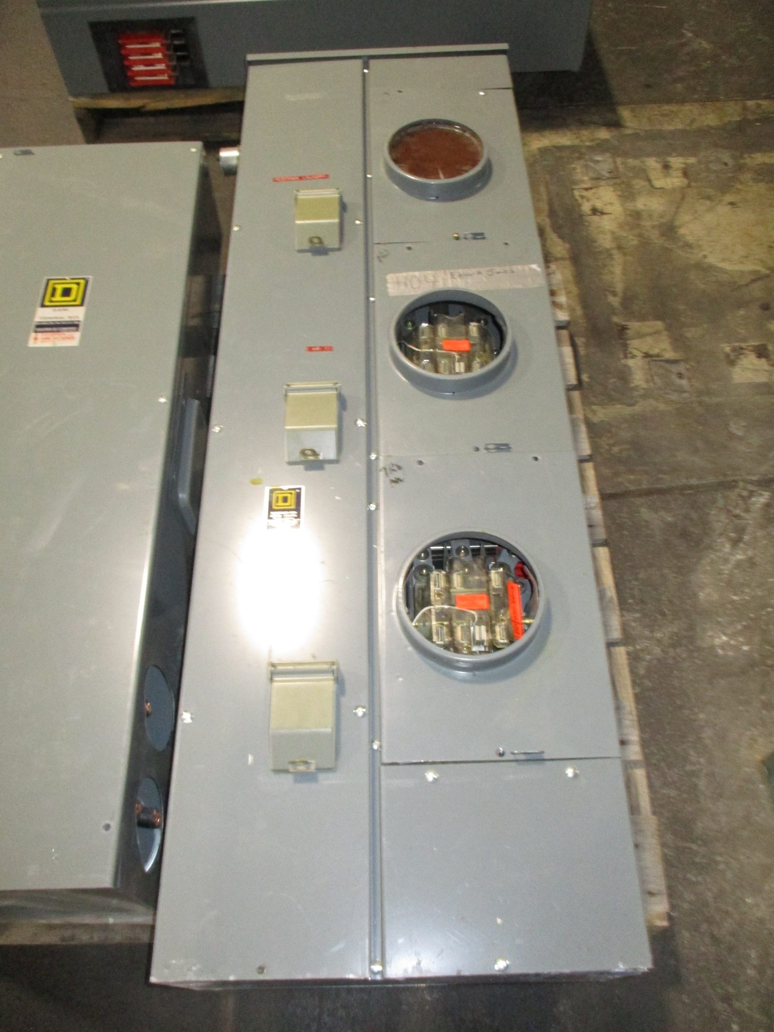 Square D EZ Meter-Pak Meter Stack EZM 743-200R Ser. 2 1200A 3-Position Used