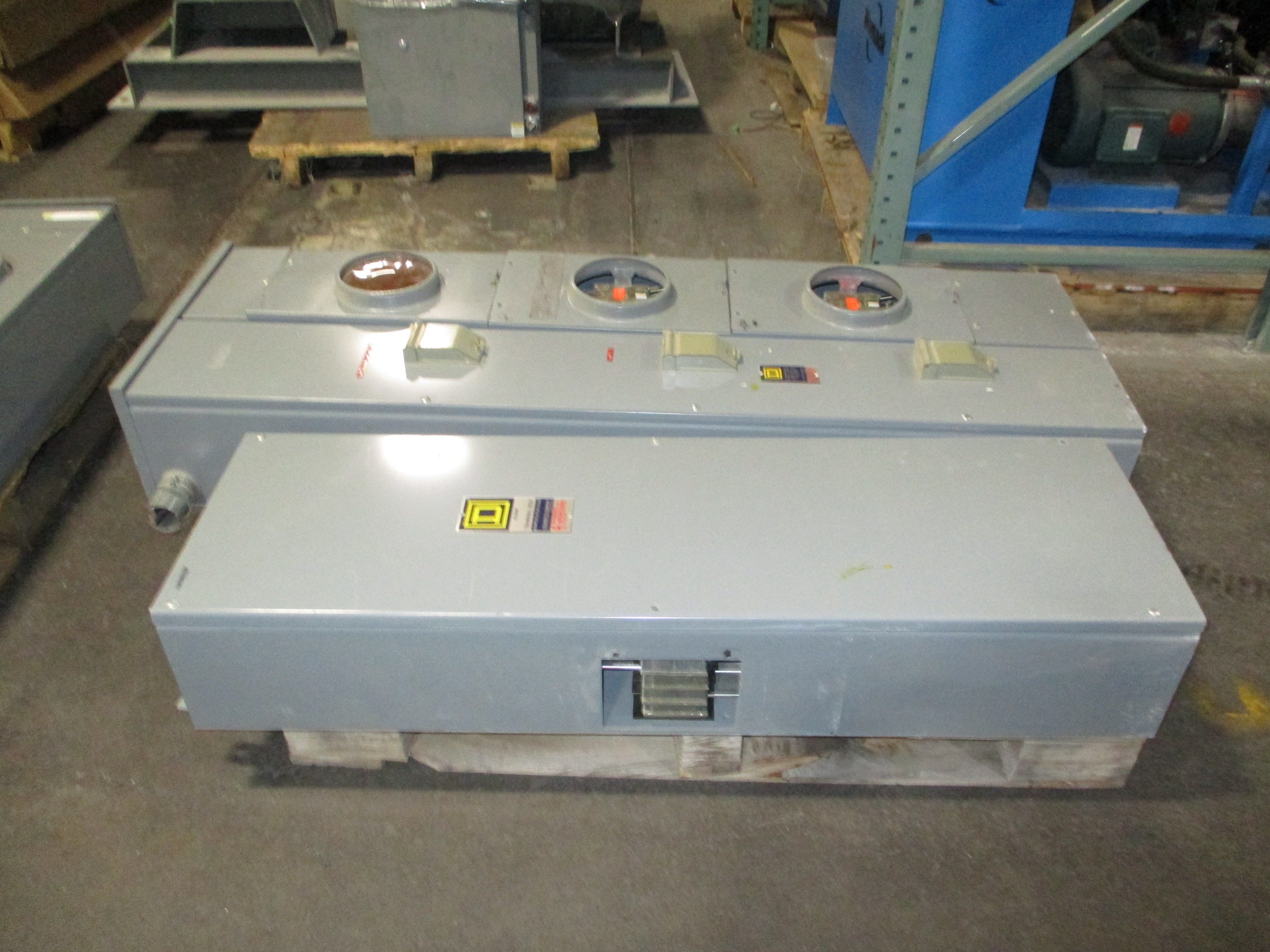 Square D EZ Meter-Pak Meter Stack EZM 743-200R Ser. 2 1200A 3-Position Used