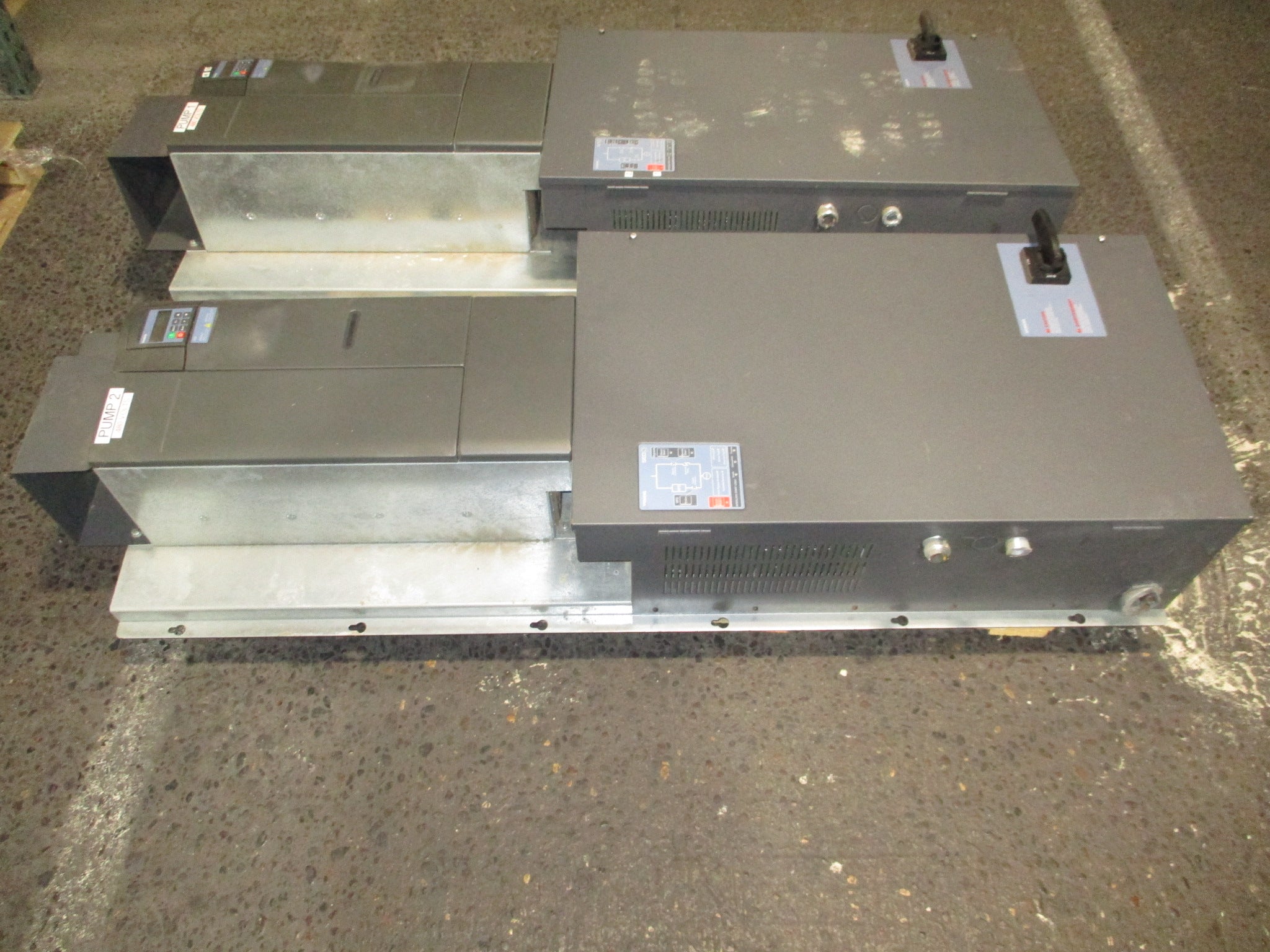 Siemens AC Drive w/ Bypass VBE350.F123X 50HP 460V 3Ph 60Hz 65A Used