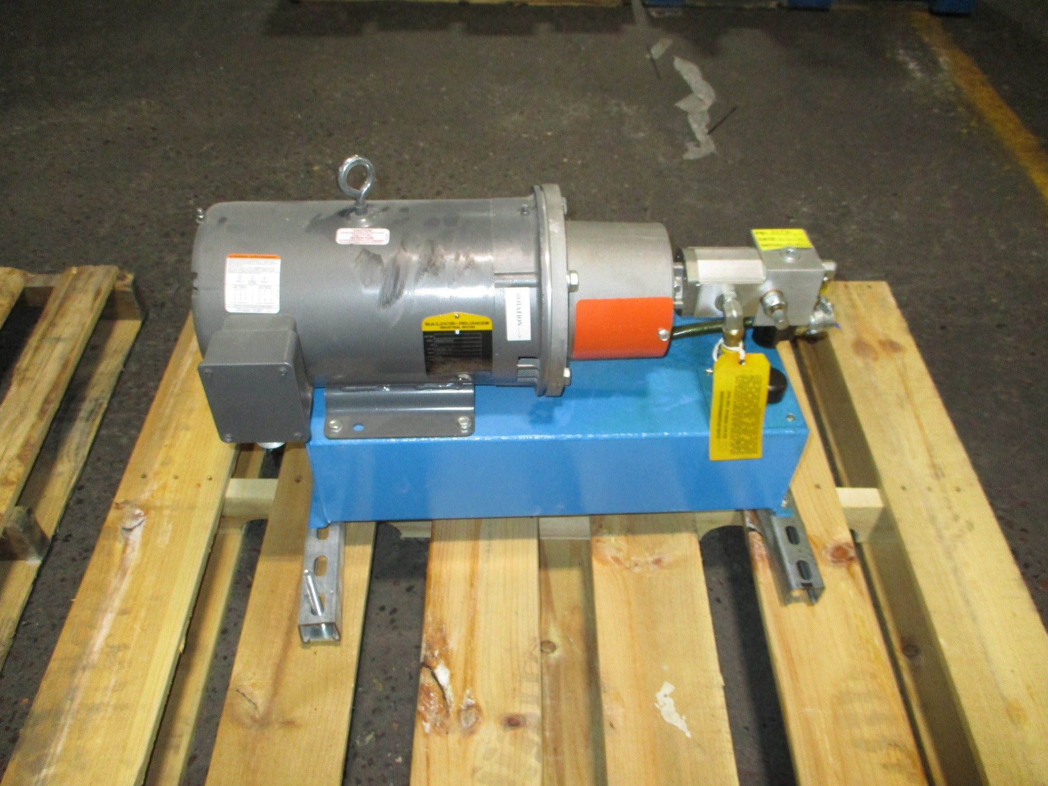 Bucher Hydraulics Hydraulic Power Unit 500216323691080 5HP 1750RPM 60Hz 3Ph Used