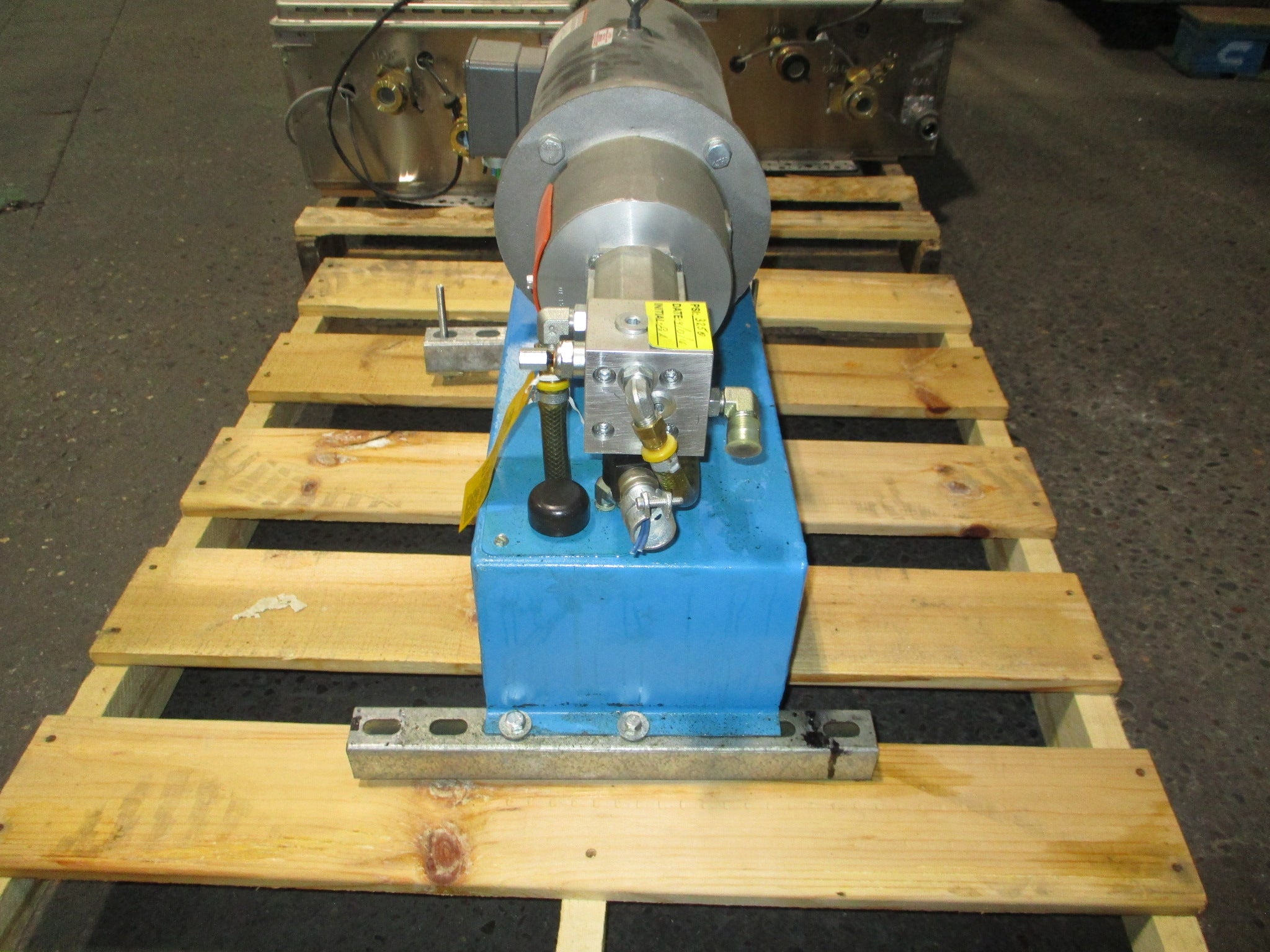 Bucher Hydraulics Hydraulic Power Unit 500216323691080 5HP 1750RPM 60Hz 3Ph Used