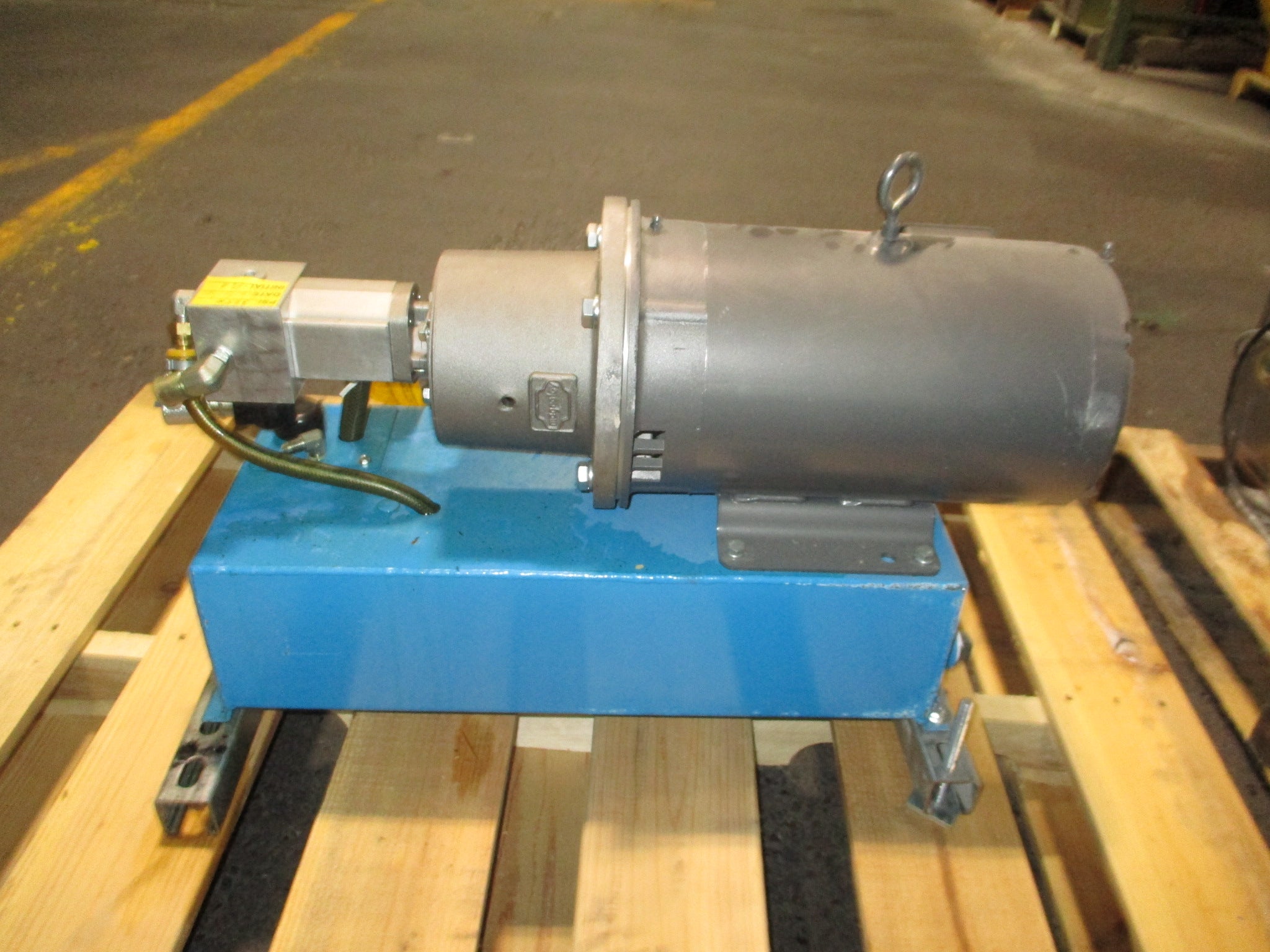 Bucher Hydraulics Hydraulic Power Unit 500216323691080 5HP 1750RPM 60Hz 3Ph Used