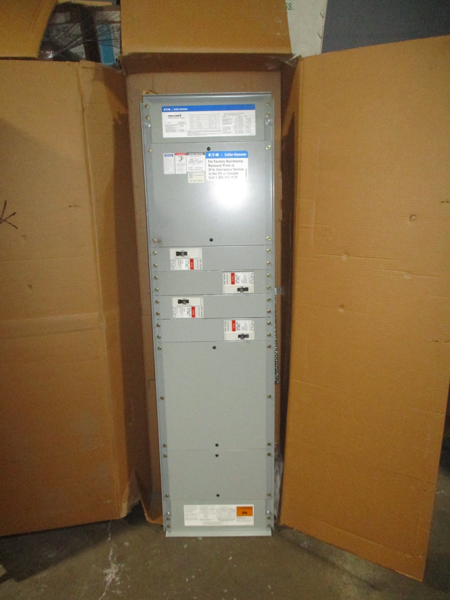 Eaton Pow-r-Line C Panelboard Interior PRL3A 600A 125VDC New Surplus