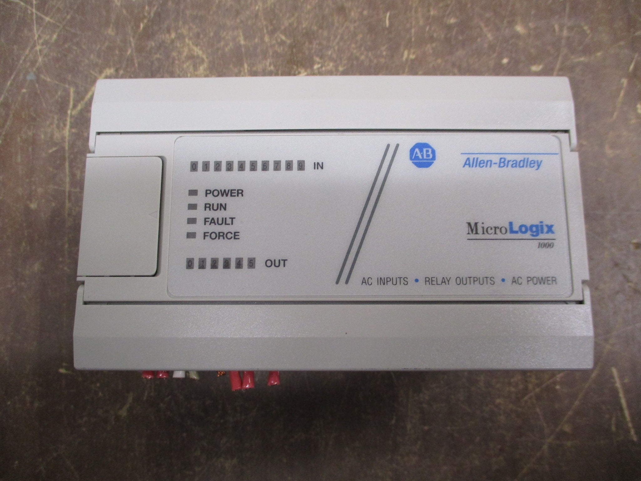 Allen-Bradley MicroLogix 1000 Controller 1761-L16AWA Ser. E FRN 1.0 Used