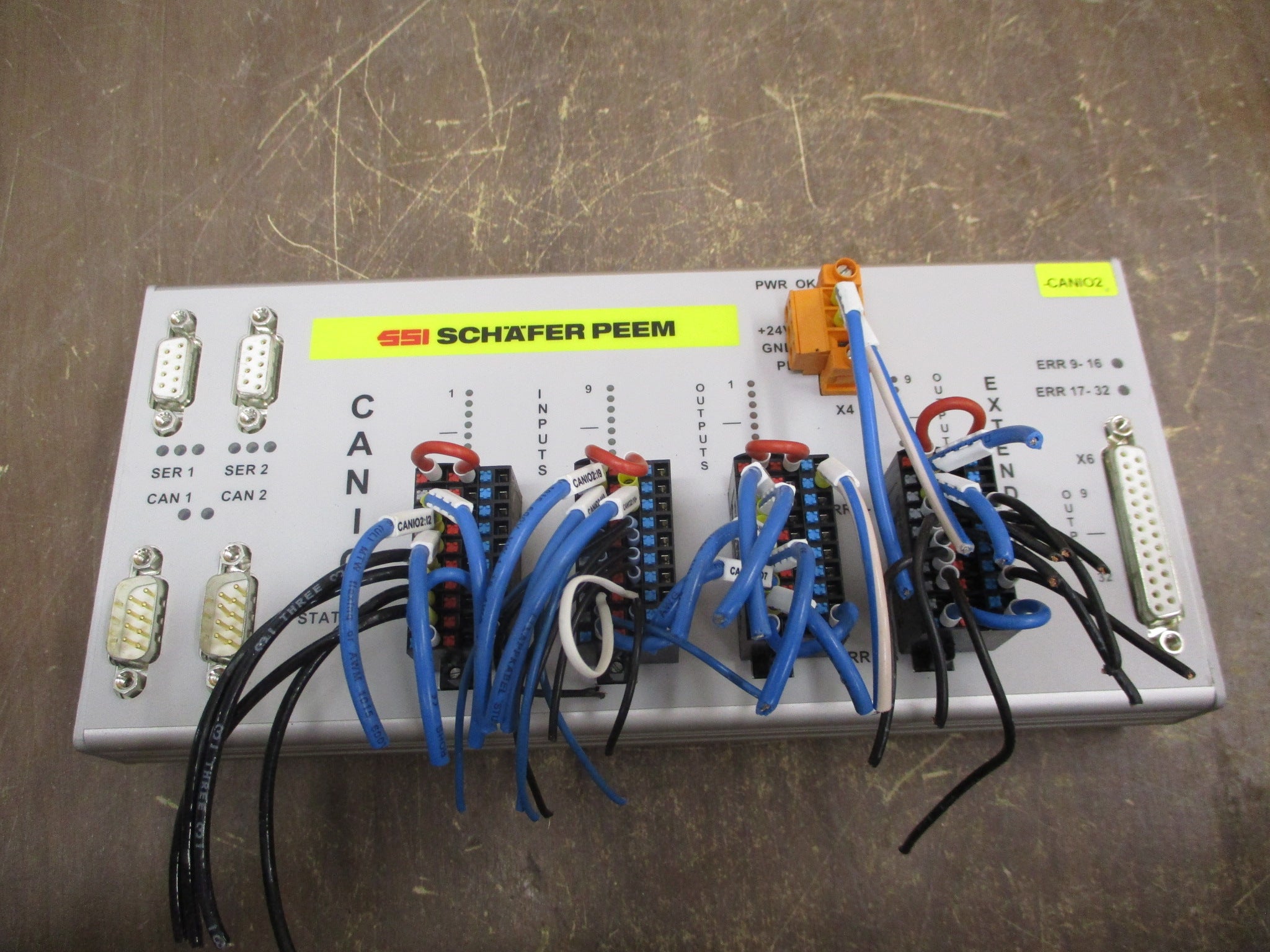 SSI Schafer Peem Can I/O H01CA008 V2.1 Used