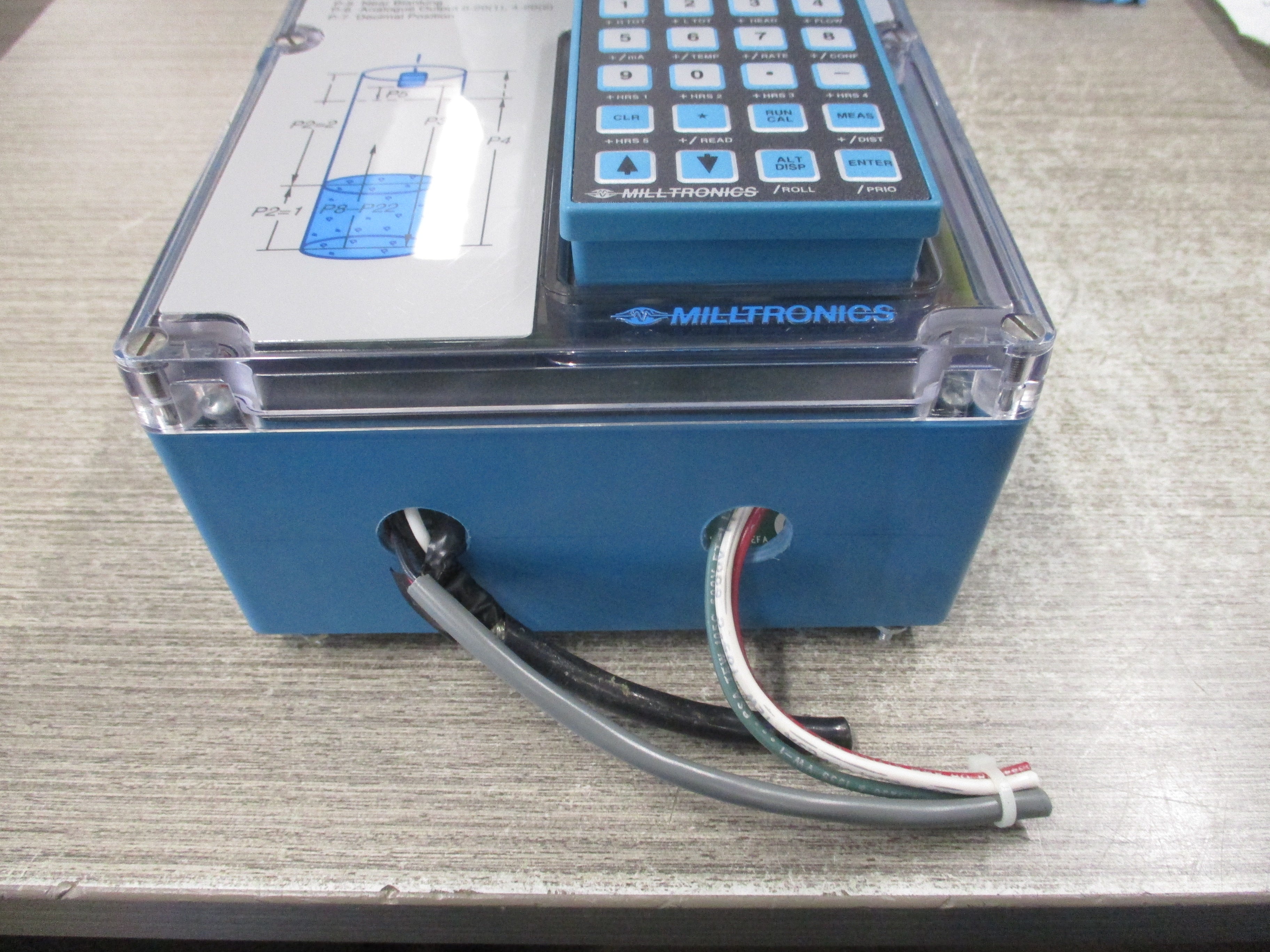 Milltronics MultiRanger Pluse Level Control MULTIRANGER-PLUS 100-230V 15VA 50/60Hz 4X Enclosure W/Keypad Used