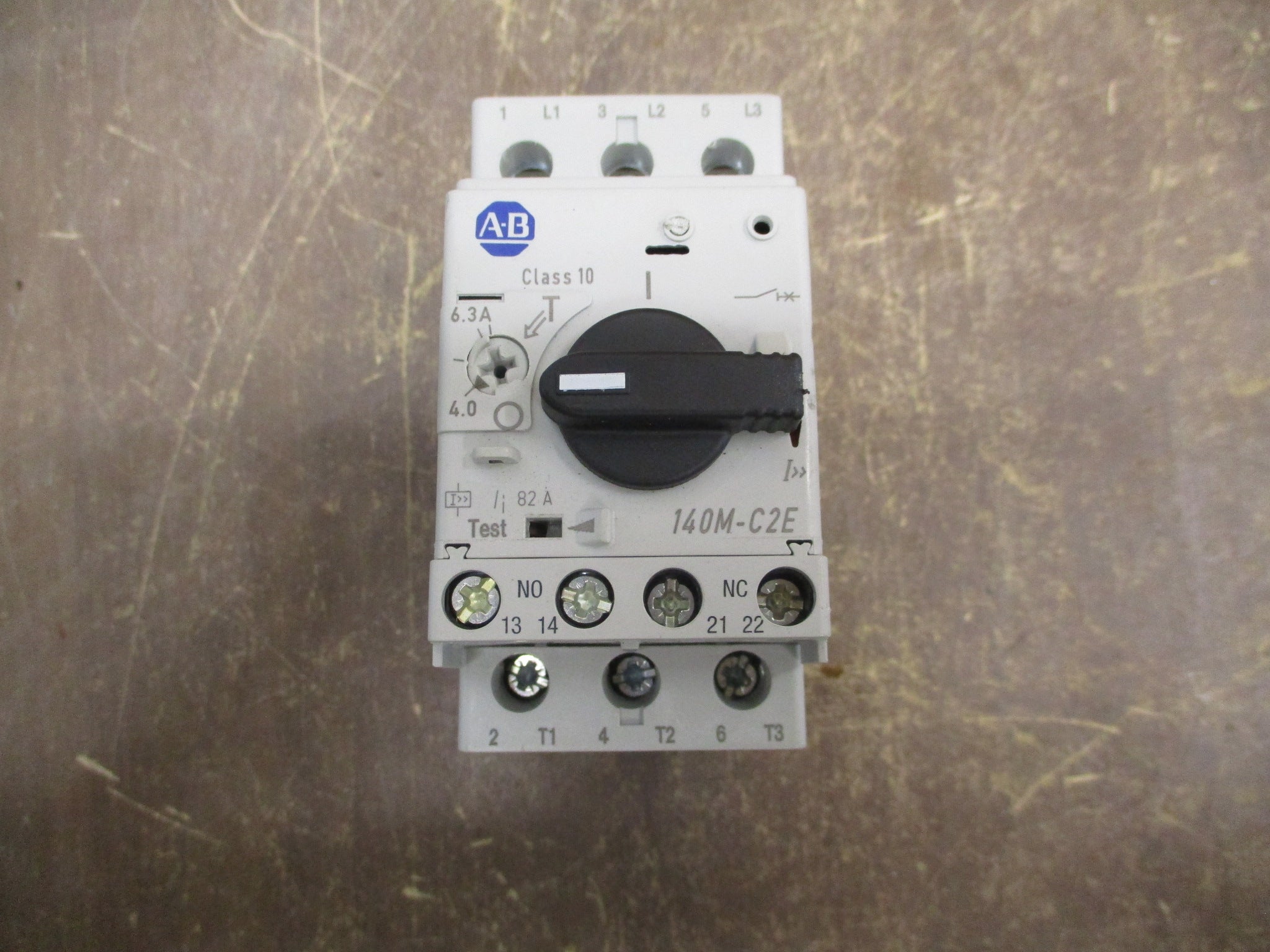 Allen-Bradley Manual Motor Protector 140M-C2E-B63 Ser. C Trip: 4.0-6.3A