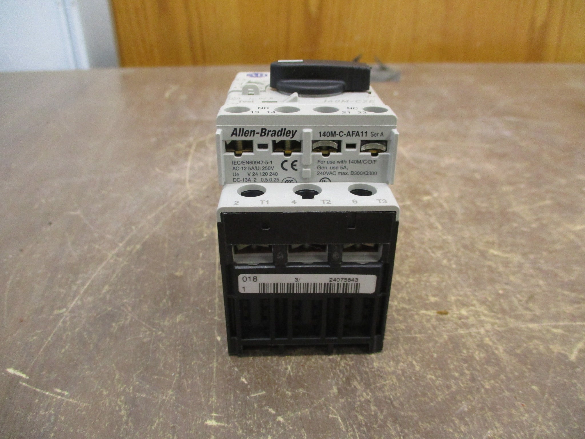 Allen-Bradley Manual Motor Protector 140M-C2E-B63 Ser. C Trip: 4.0-6.3A