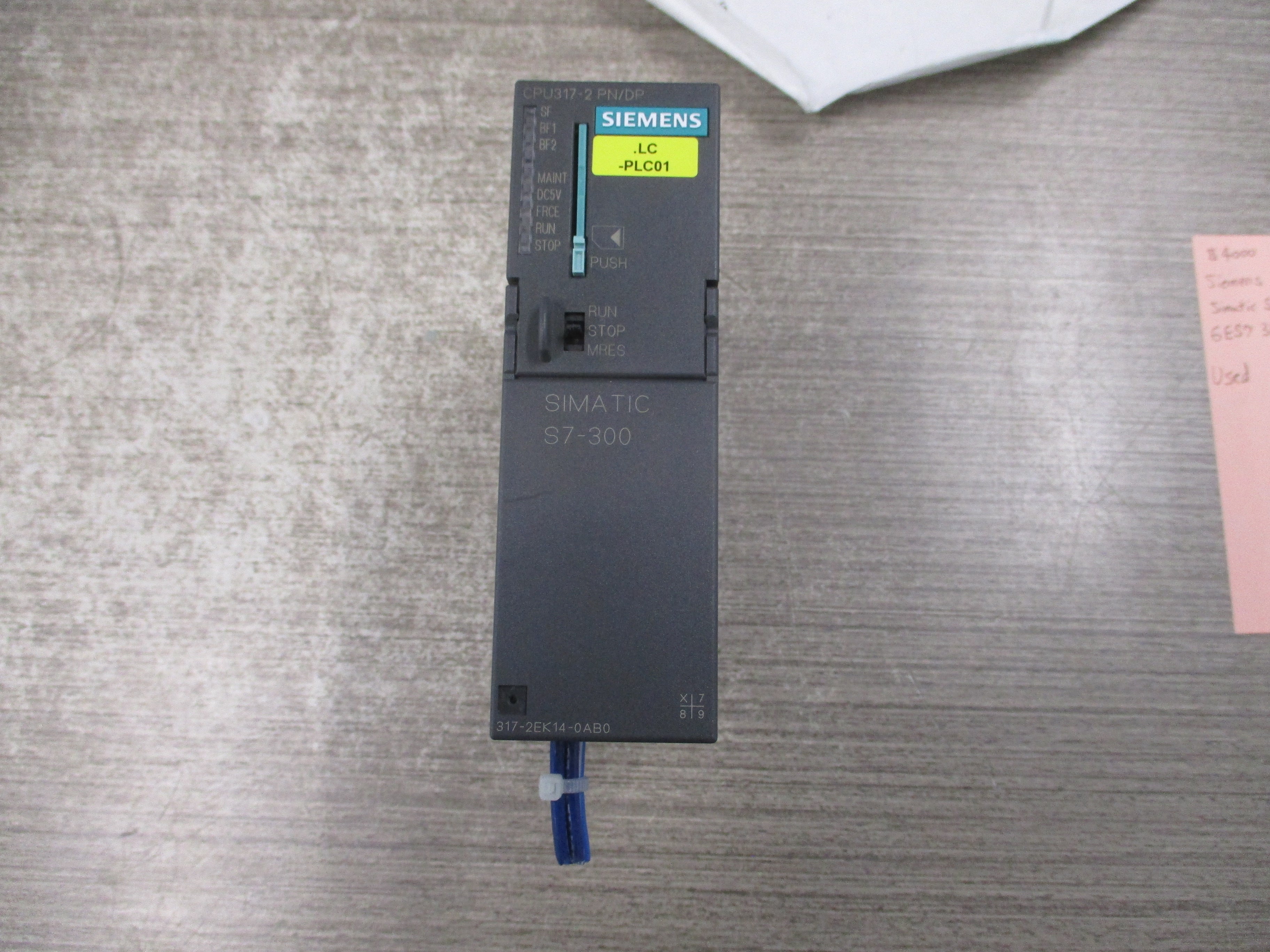 Siemens Simatic S7-300 CPU Module 6ES7 317-2EK14-0AB0 Used