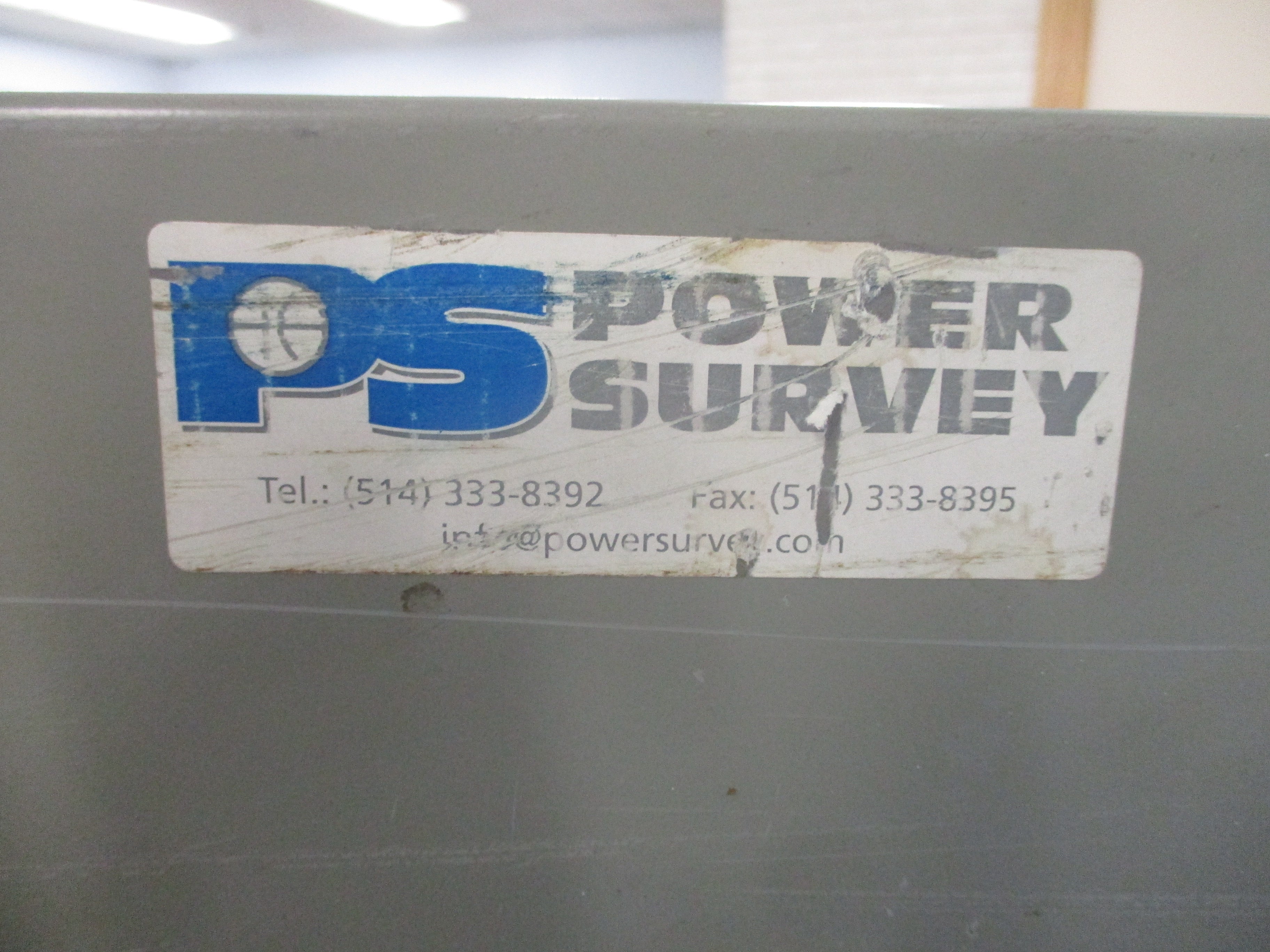 Power Survey Capacitor PS4D 120EFL 120kVAR 480V 9Ph 60Hz Used