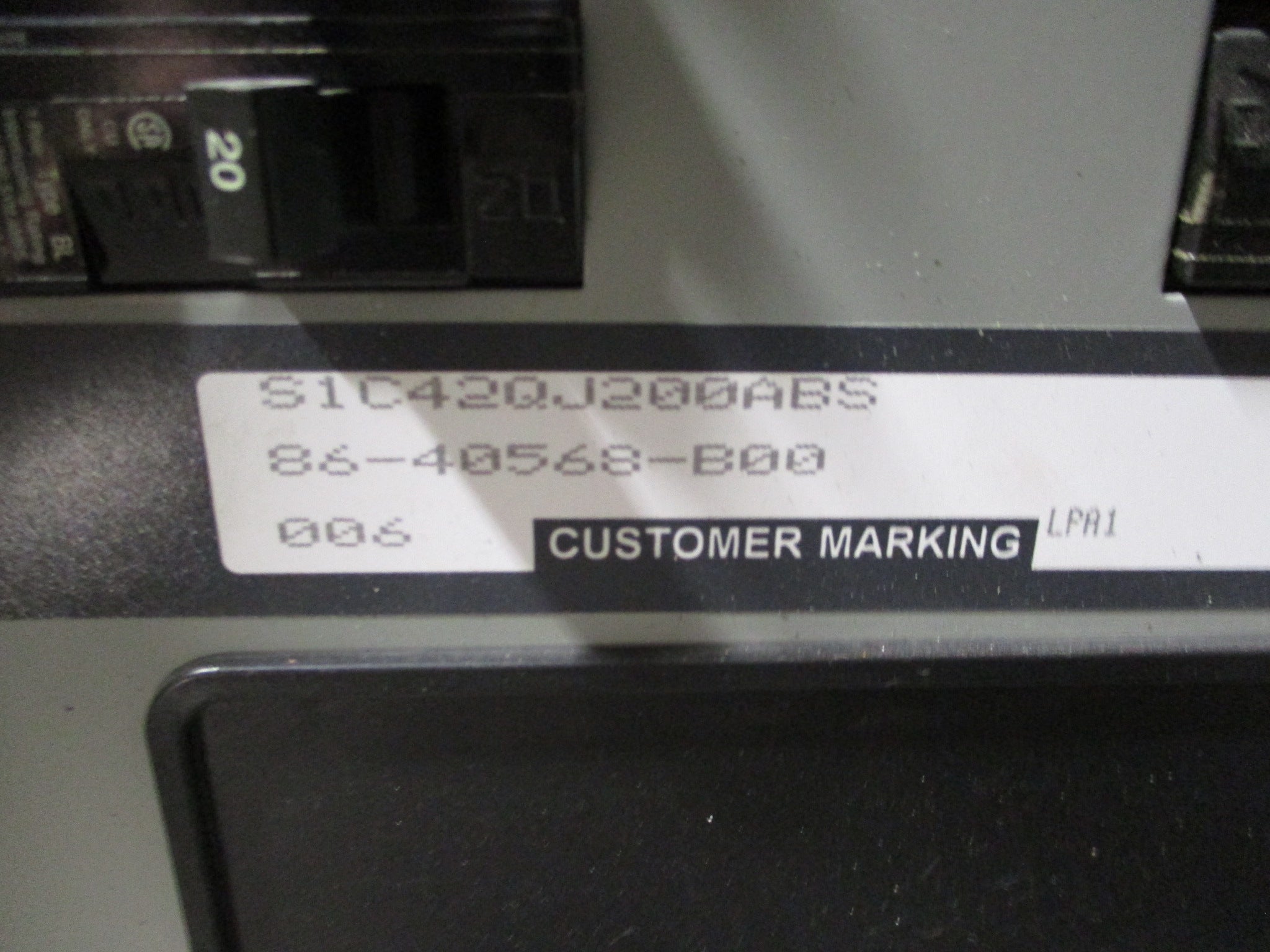 Siemens Main Breaker Circuit Breaker Panel S1C42QJ200ABS 200A Main, 250A Max