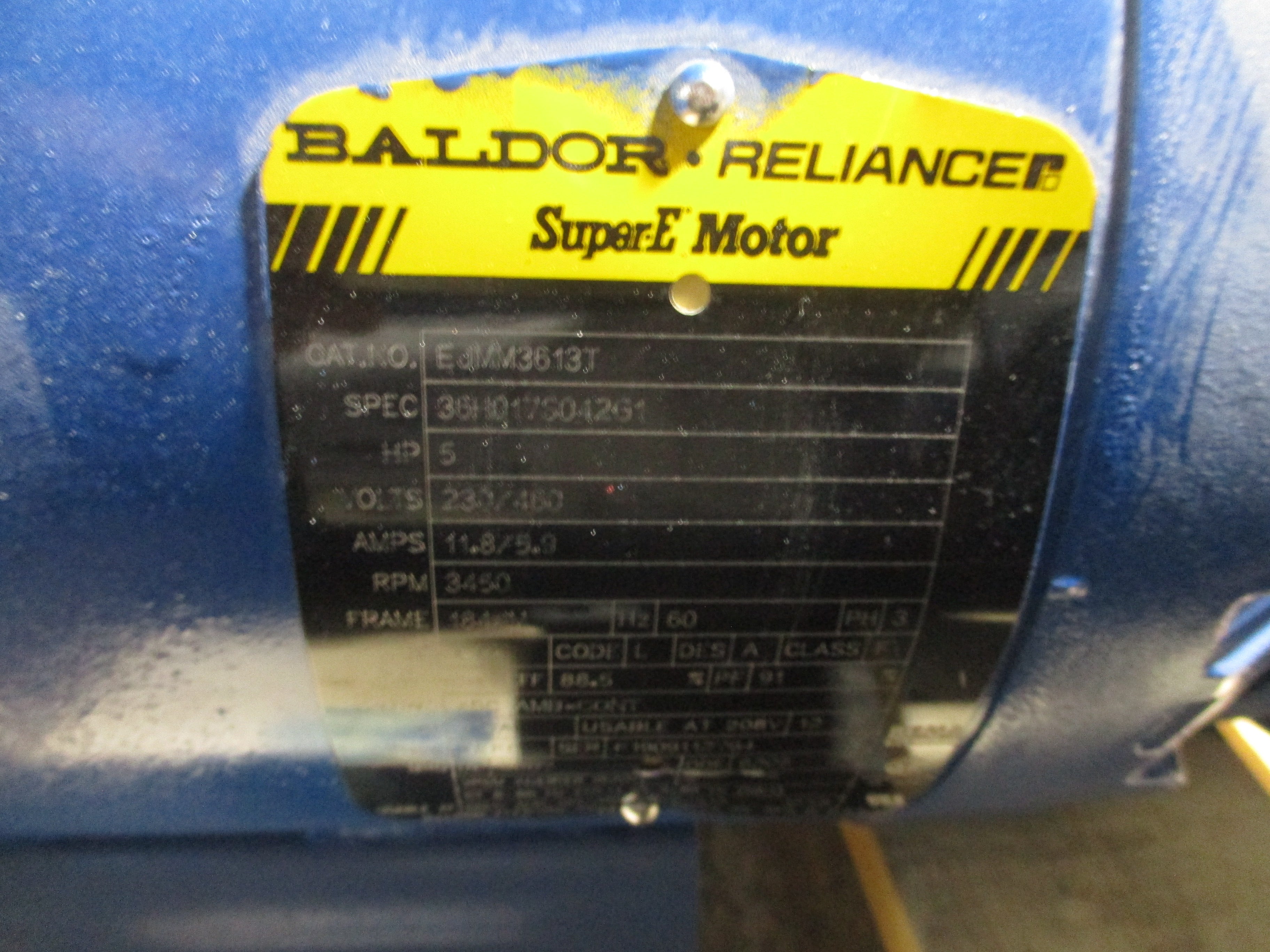 Peerless Pump Centrifugal Pump C610A 5HP 3559RPM 65GPM 125FT Head 230/460V 9Ph U