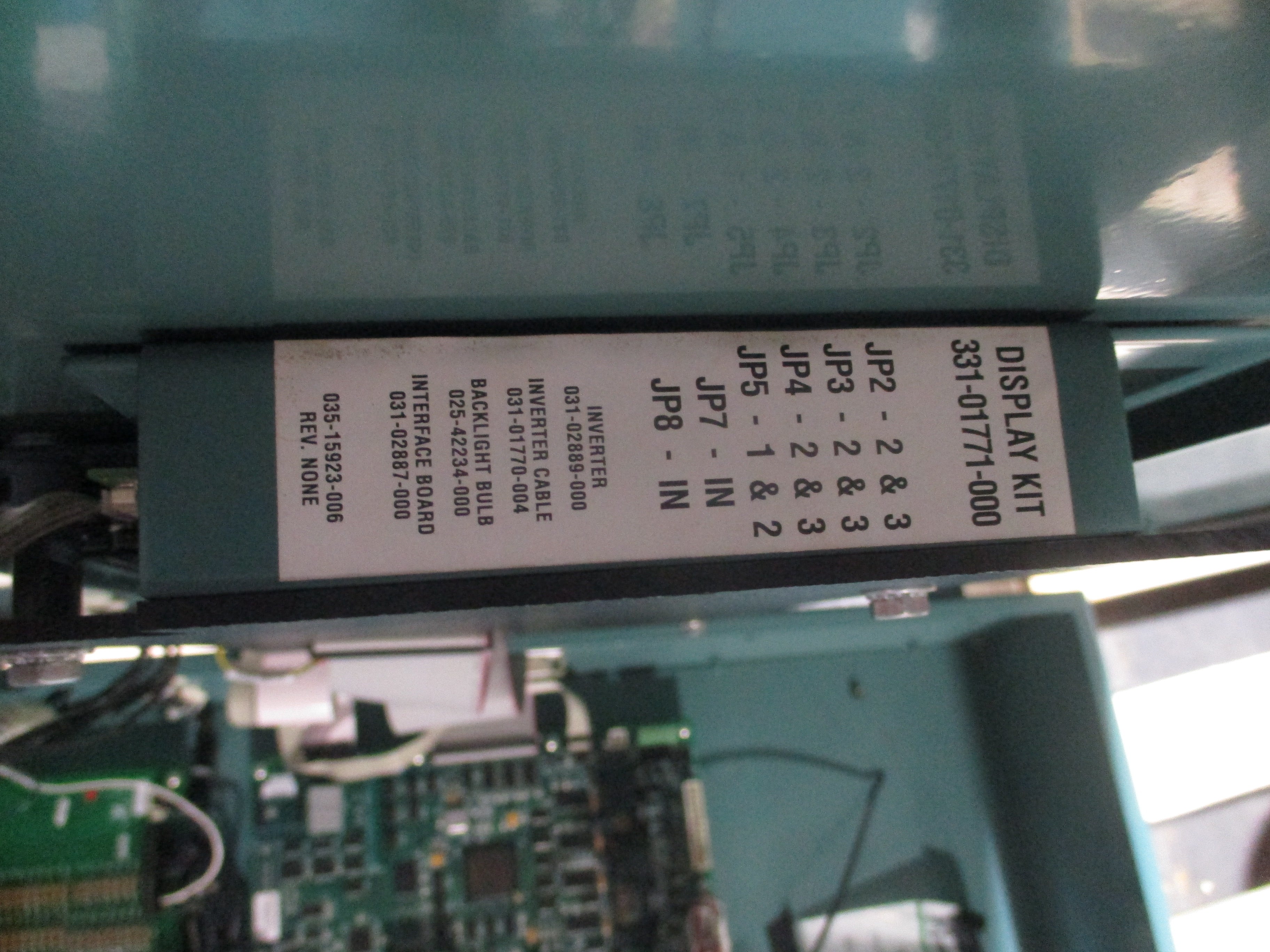 York Optiview Control Center 025-35168-000 Type 1 Enclosure 115V 1Ph 50/60Hz Use
