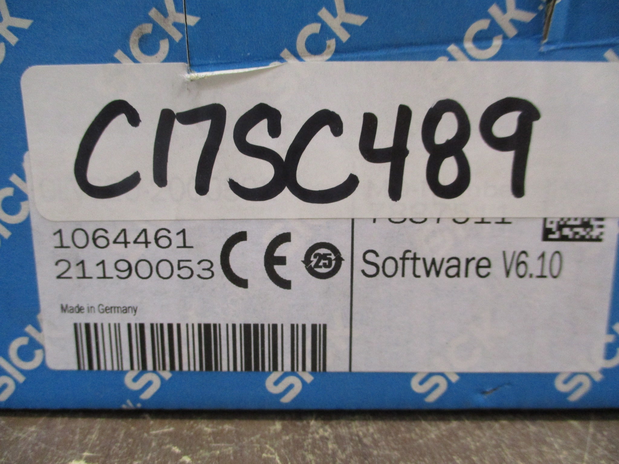 Sick Barcode Scanner CLV620-2000S01 SW V6.10 New Surplus