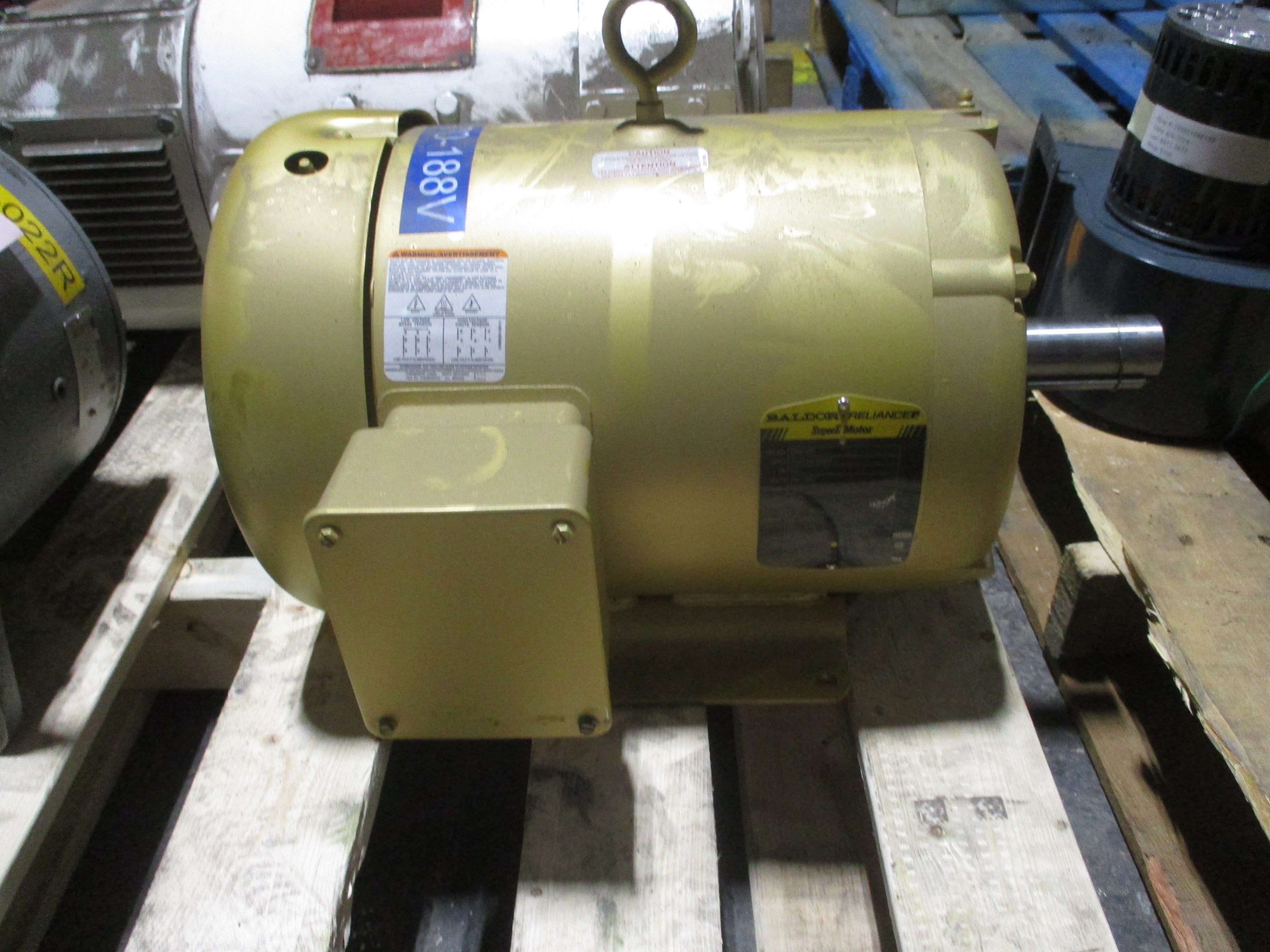 Baldor Reliancer Motor EM3709T 7.5HP 230/460V 3520RPM Used