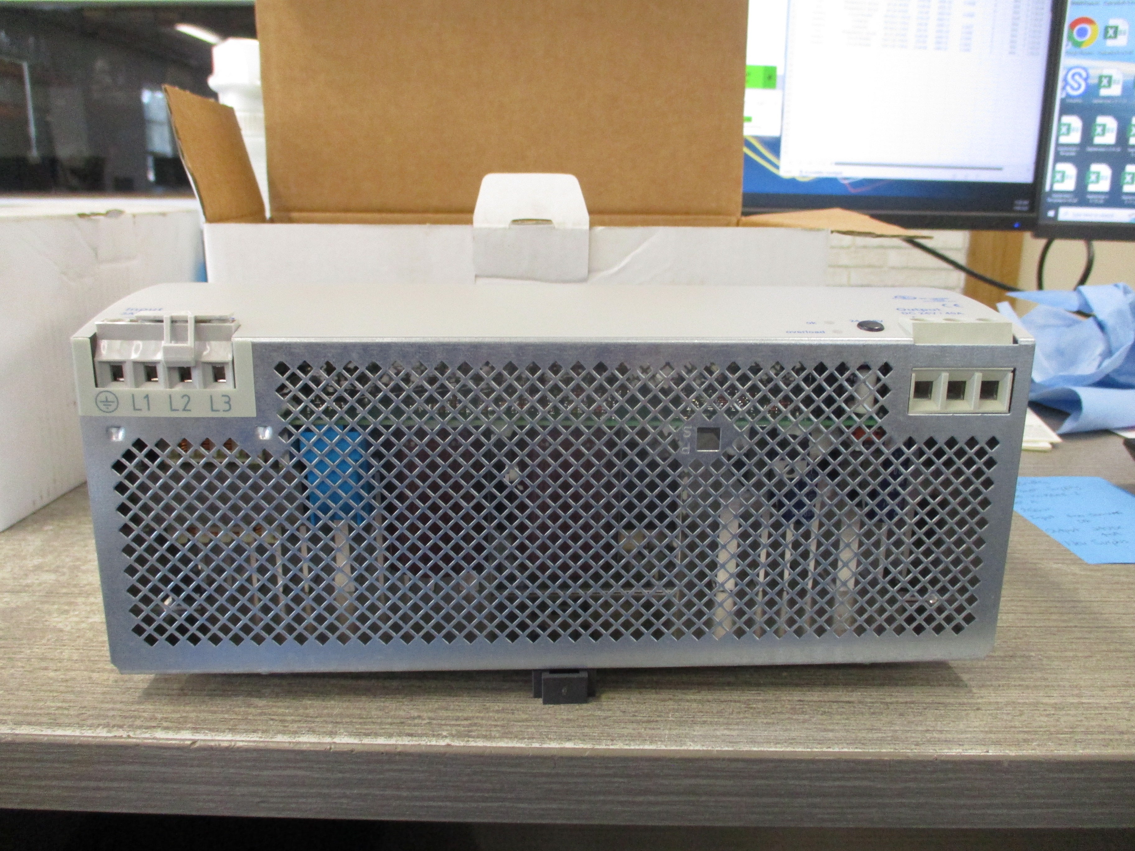 Allen-Bradley DC Power Supply 1606-XL960E-3 Ser. A 960W Input: 400-500VAC 3Ph Output: 24VDC 40A New Surplus
