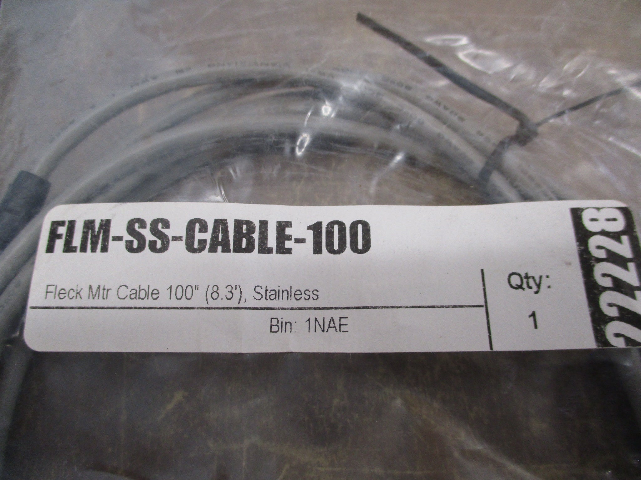 Pentair Fleck Meter Cable FLM-SS-CABLE-100 100" New Surplus