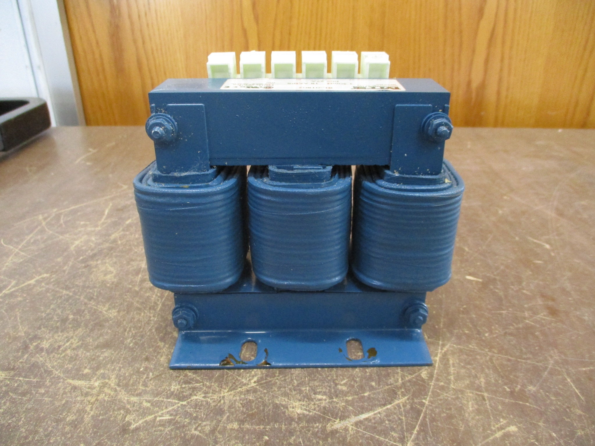 MTE Line Reactor RL-01802 1.50mH 18A 600V 3Ph 50/60Hz Used