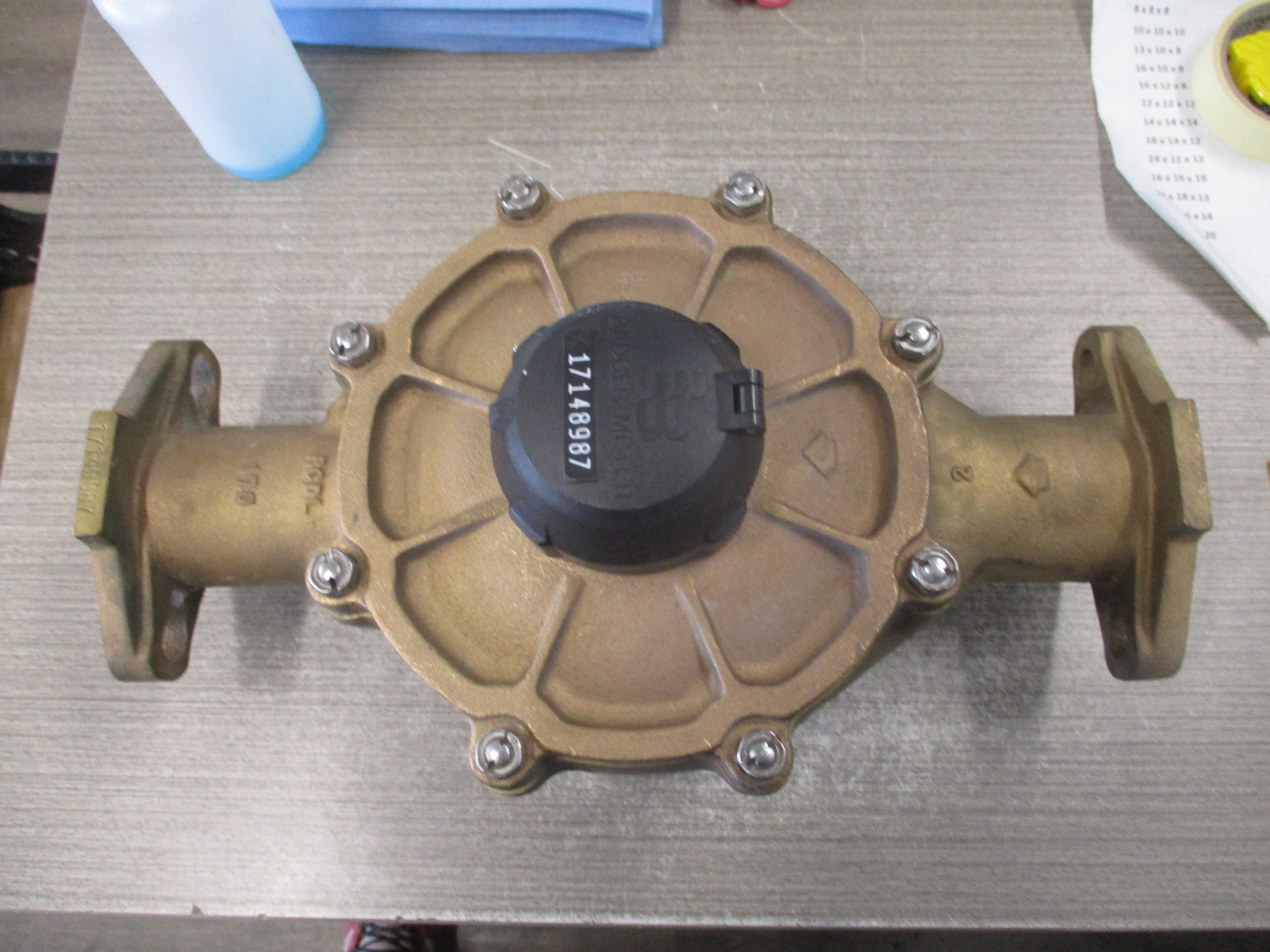 Badger Meter Recordall Water Meter Model 170 2" Used