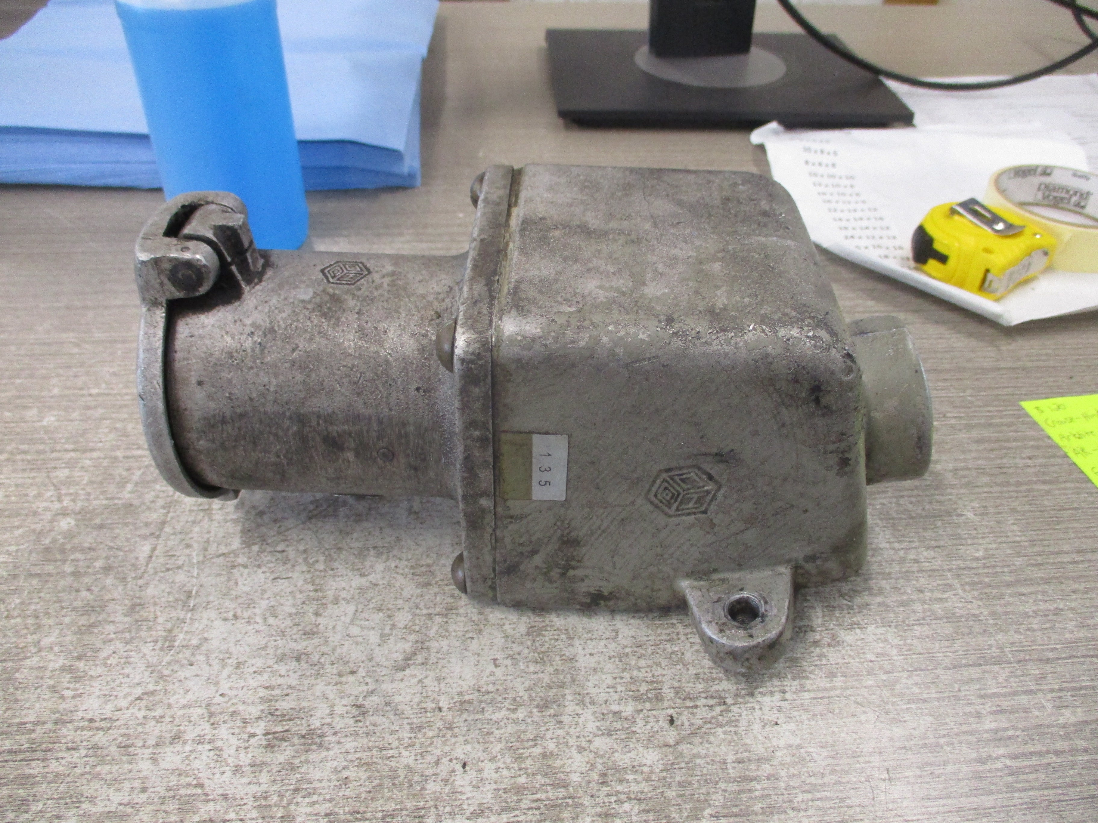 Crouse-Hinds Arktite Receptacle AR-642 60A 600V 3W 4P W/Base Used