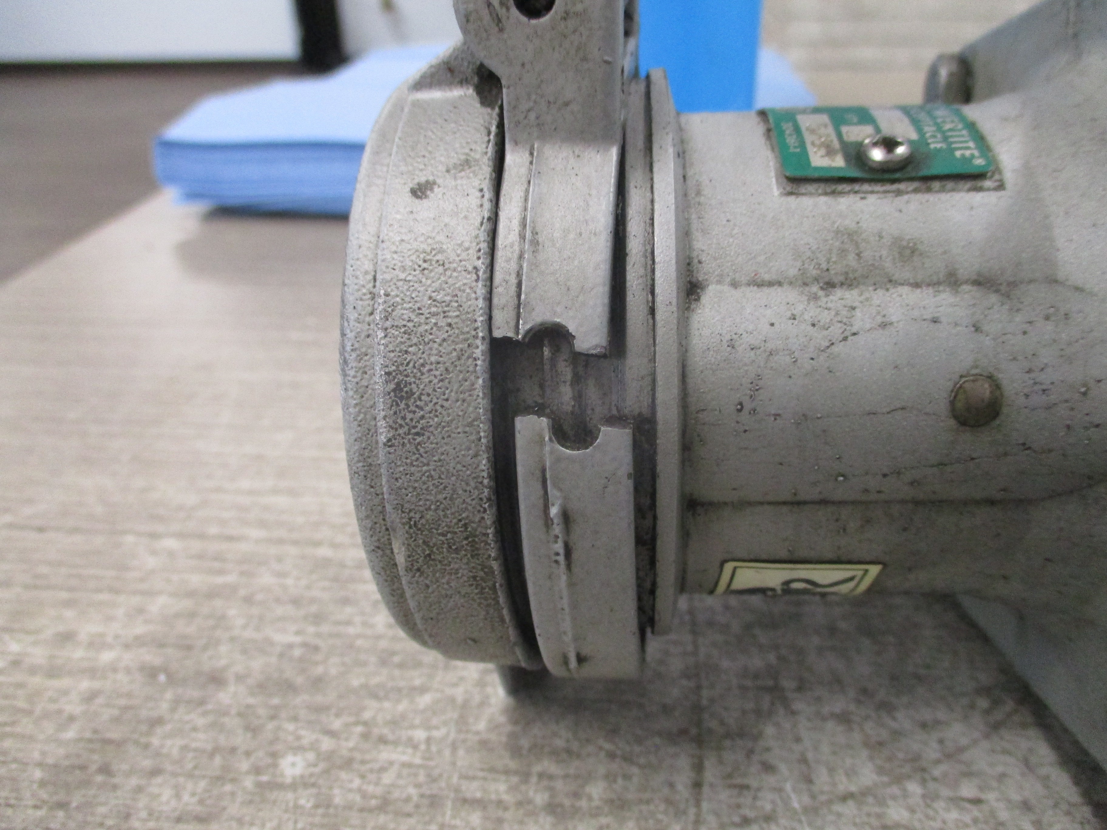 Appleton Powertite Receptacle ADR-6034 60A 600V 3W 4P W/Base *Broken Cover* Used