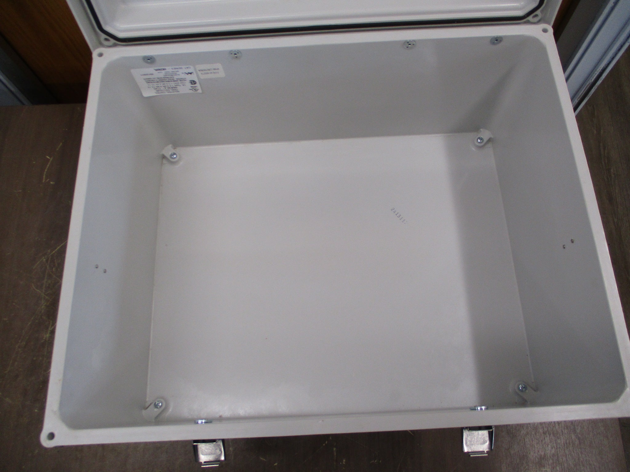 Allied Moulded Products Nema 3R, 4X, 12 Enclosure AM2068RL Size: 20" x 16" x 8"