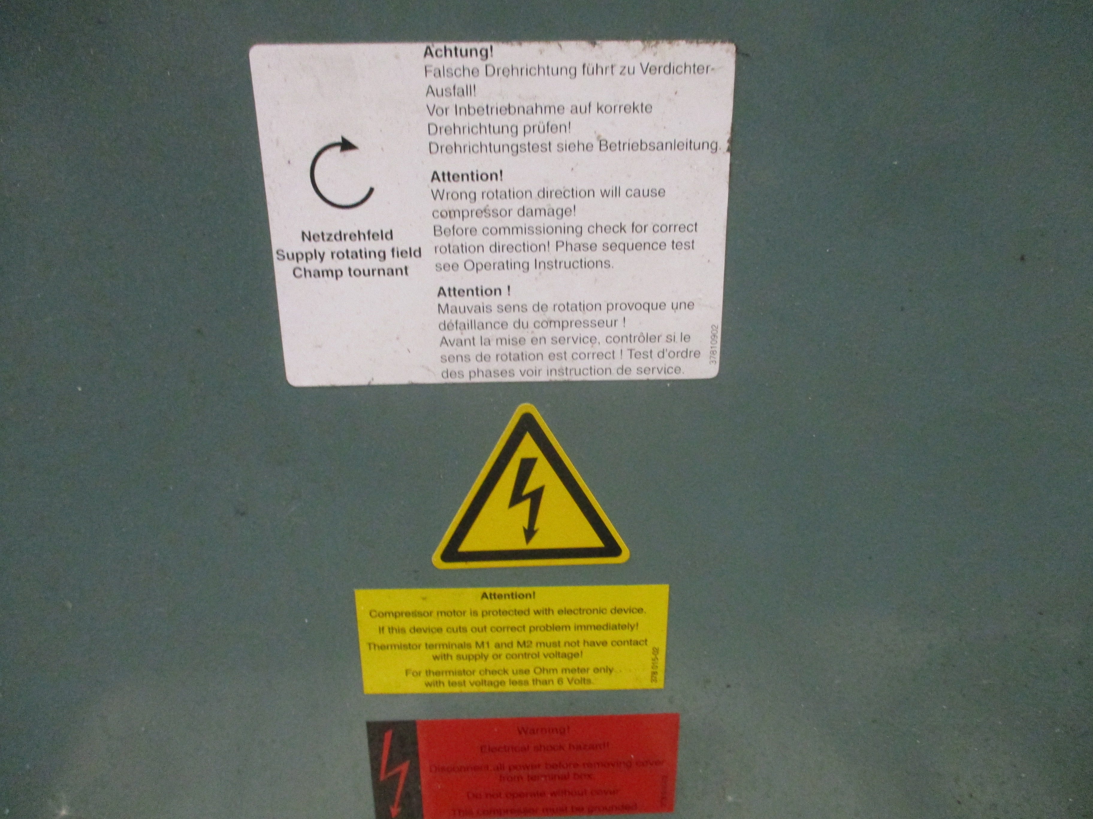Bitzer Semi-Hermetic Screw Compressor HSK6451-50-4PU 440-480V 60Hz 3500RPM 5936