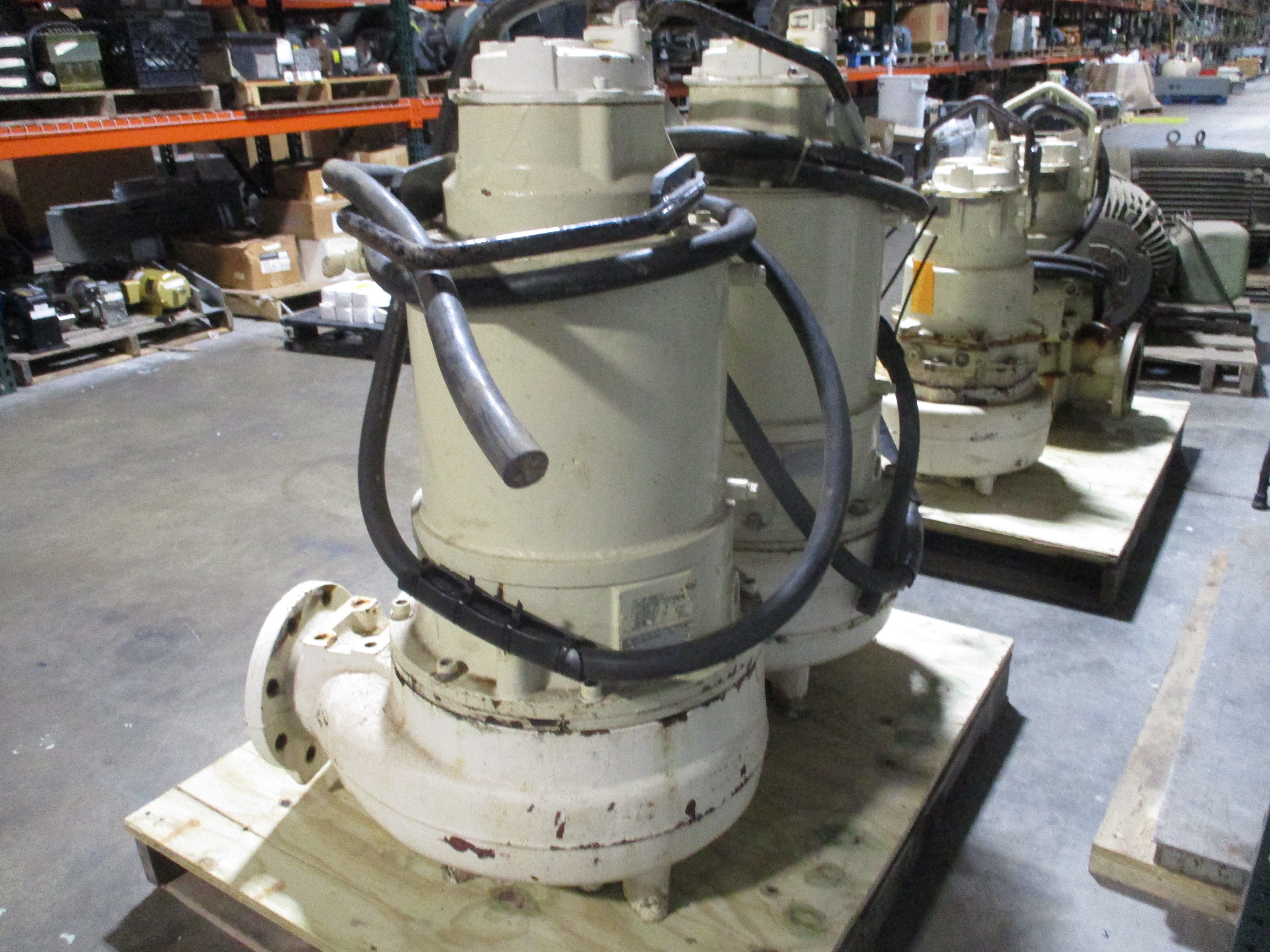 Flygt Submersible Pump 3170.180 30HP 1800RPM 460Y/230V 36/72A Pump Rebuilt: 2/9/