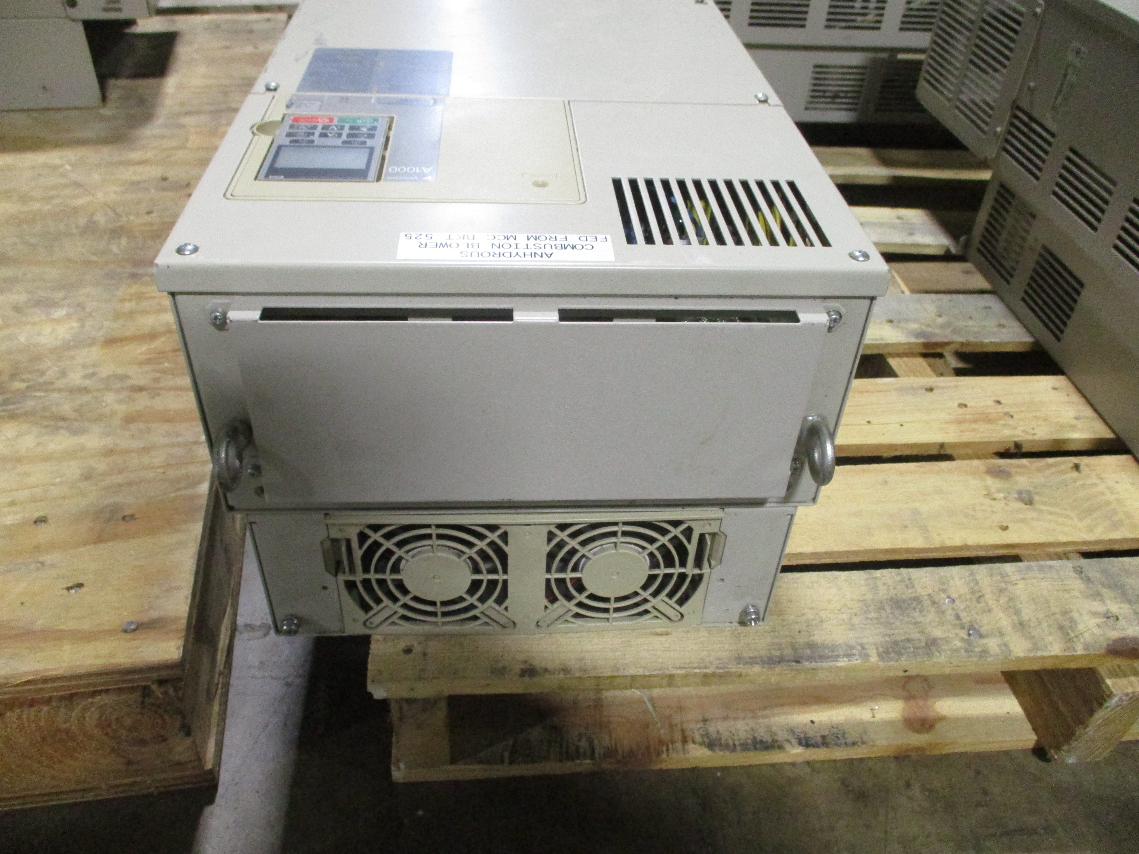 Yaskawa A1000 AC Drive CIMR-AU4A0088FAA 60HP 3Ph Input: AC3PH 380-480V 50/60Hz 8