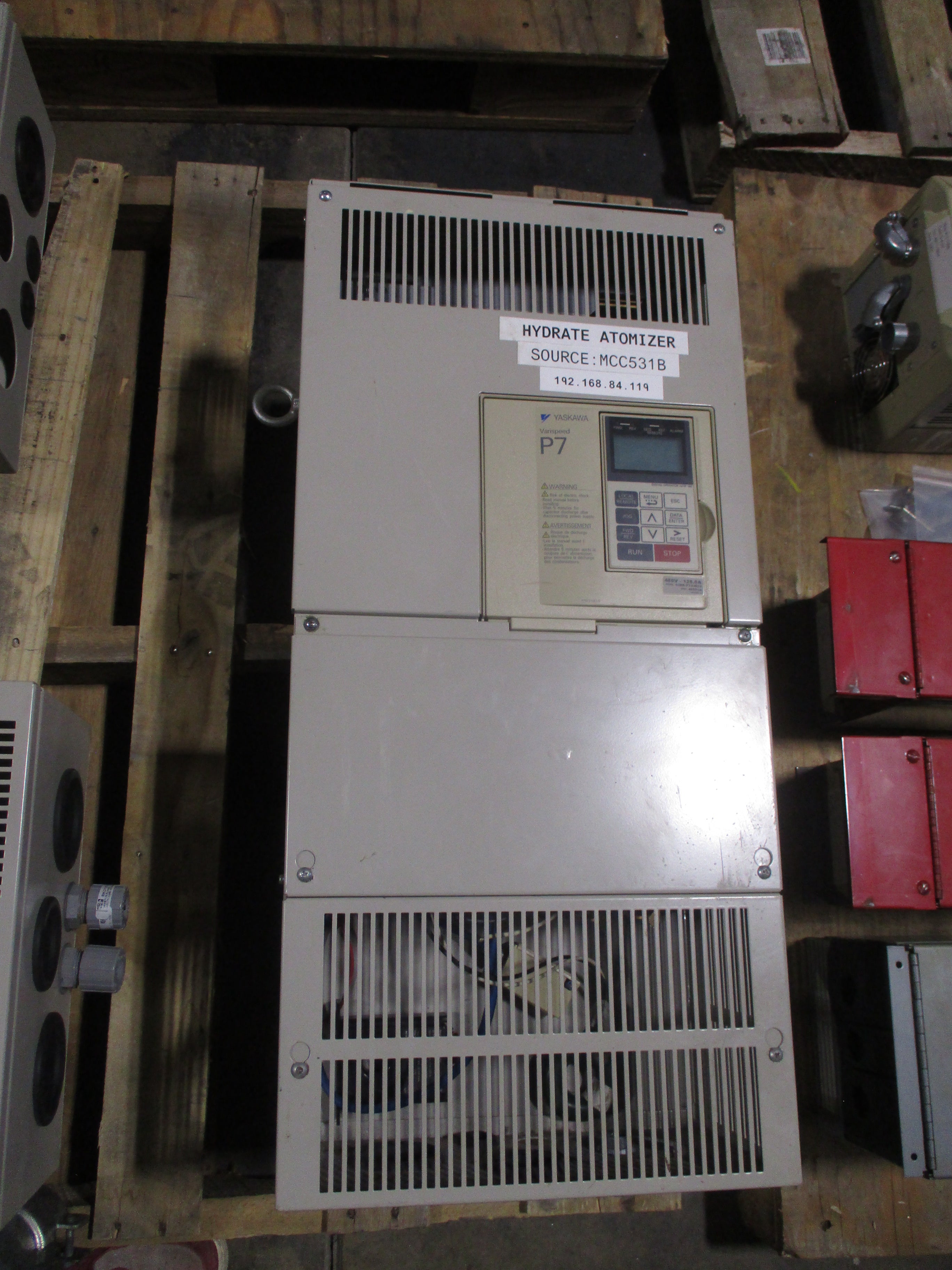 Yaskawa Varispeed P7 AC Drive CIMR-P7U4055 100HP 3Ph Input: AC3PH 380-480V 50/60
