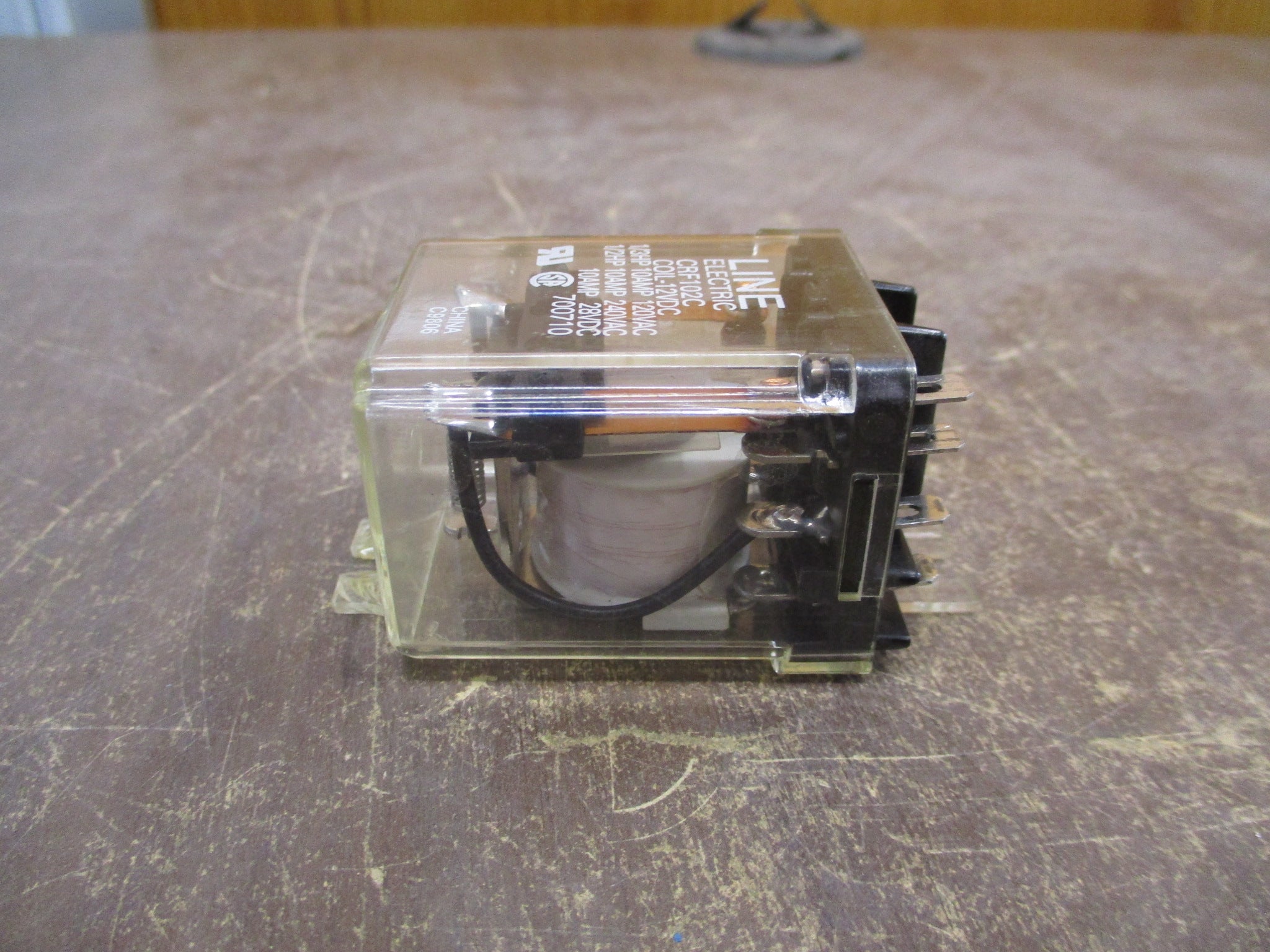 Line Electric Relay CRF102C 12VDC Coil Used