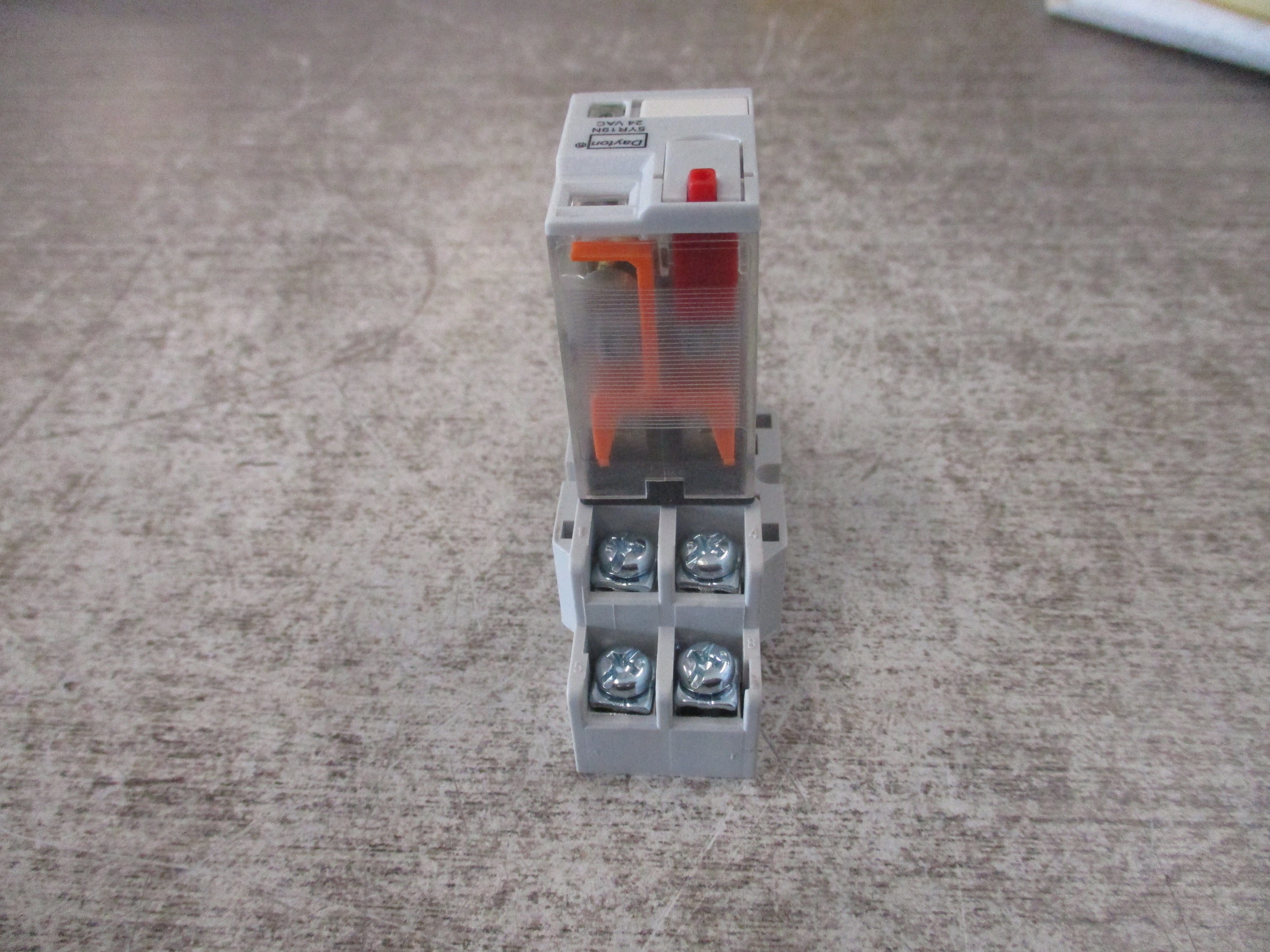 Dayton Relay 5YR19N 24VAC Coil W/Base Used