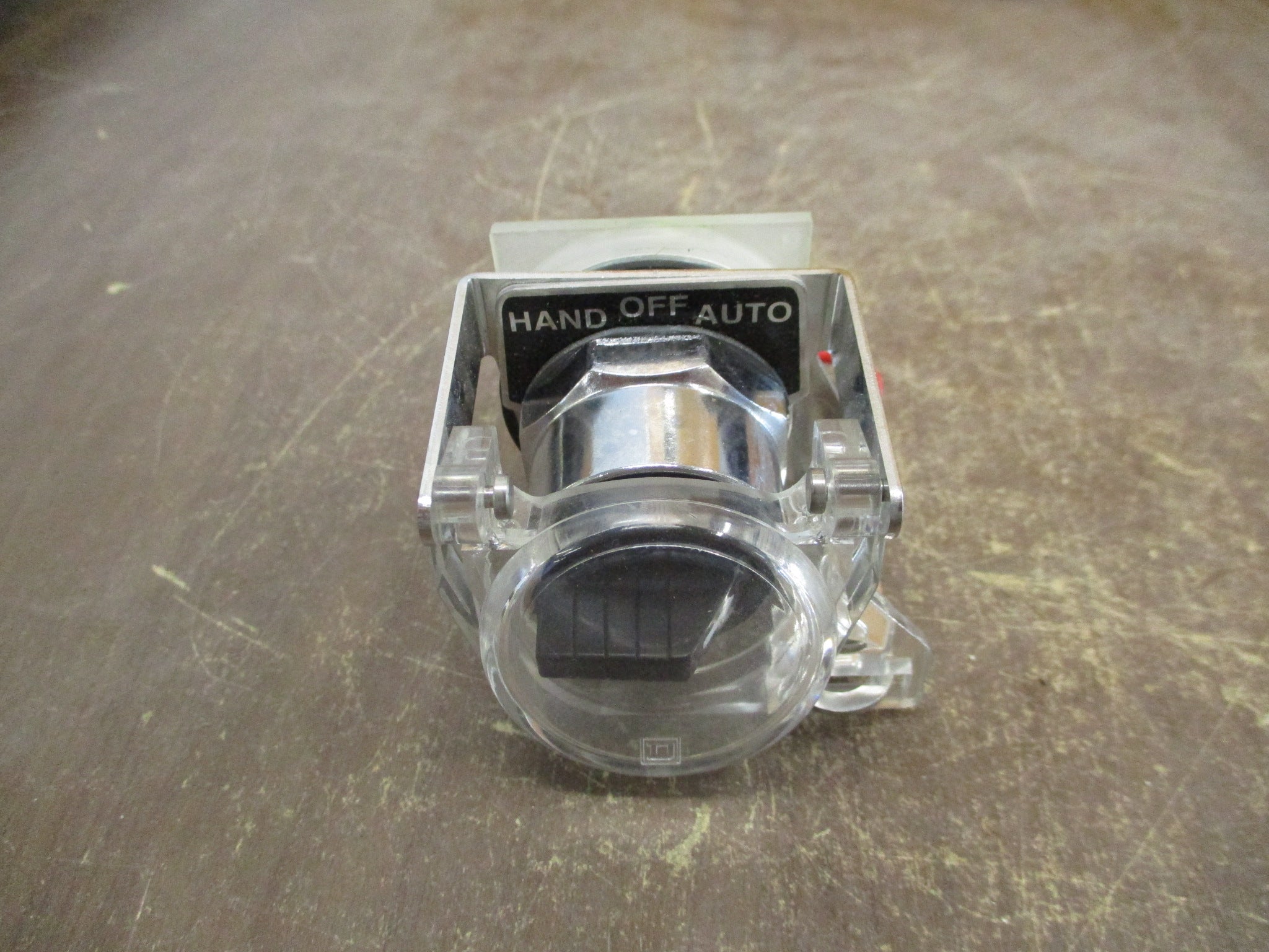Square D Selector Switch 9001 KA1 Ser. K Hand-Off-Auto w/ Cover Used