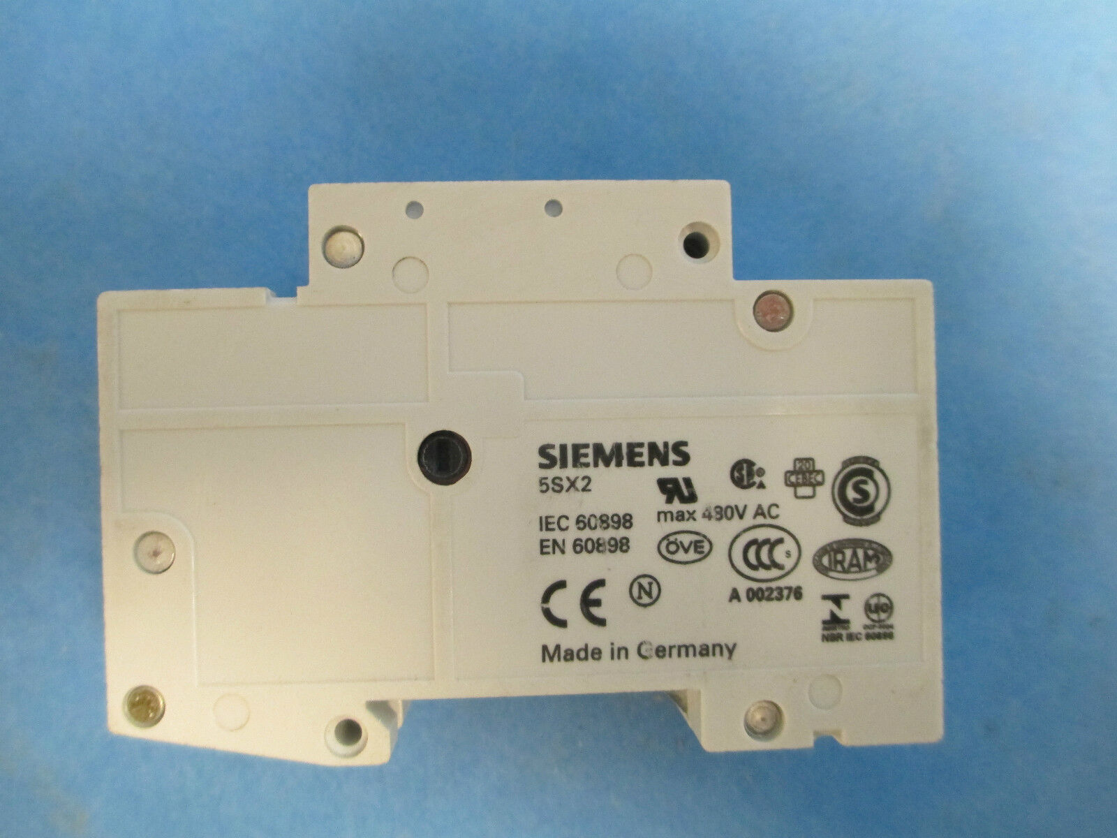 Siemens Circuit Breaker 5SX22 D6, 2P 6A 400/440V