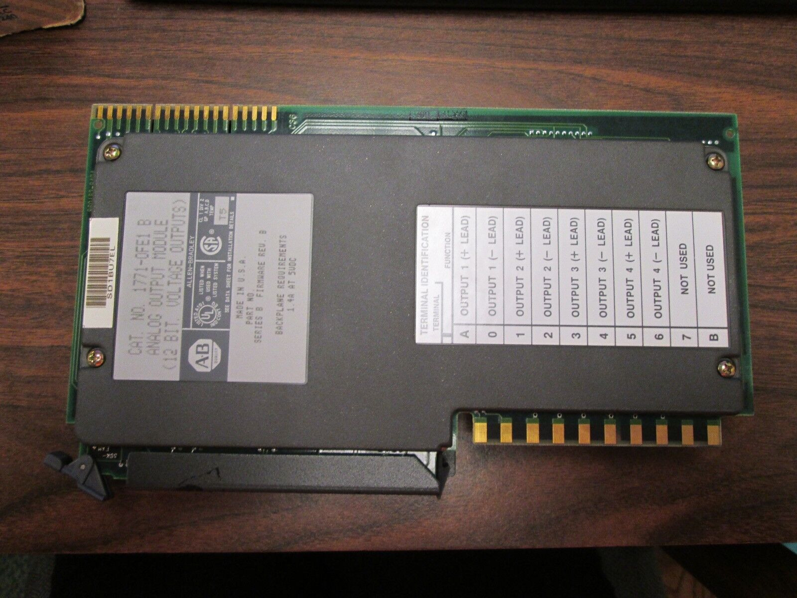Allen-Bradley Analog Output Module 1771-0FE1 Series B