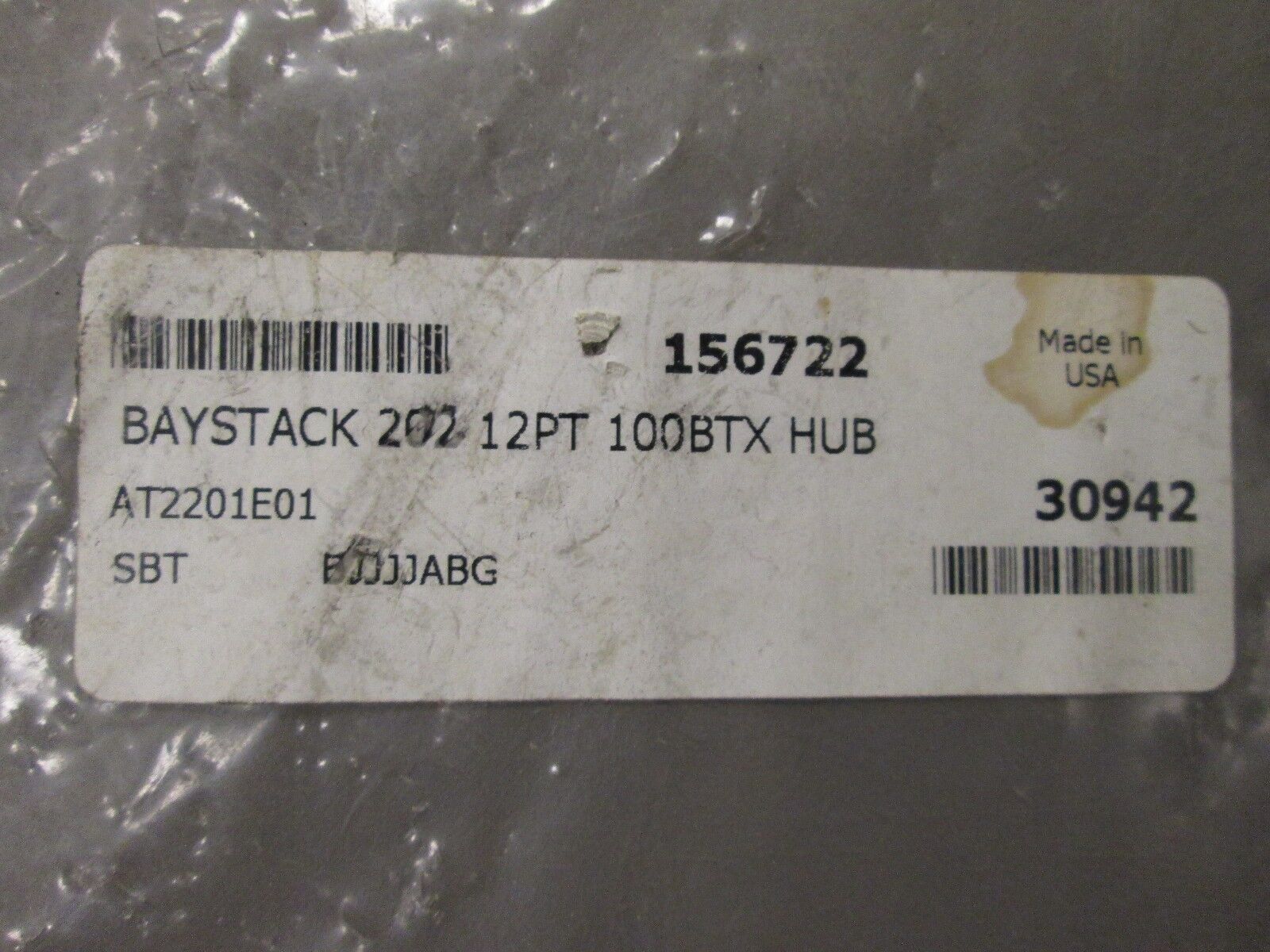 Bay Networks Baystack 100BTX Hub 202 AT2201E01 12PT New Surplus