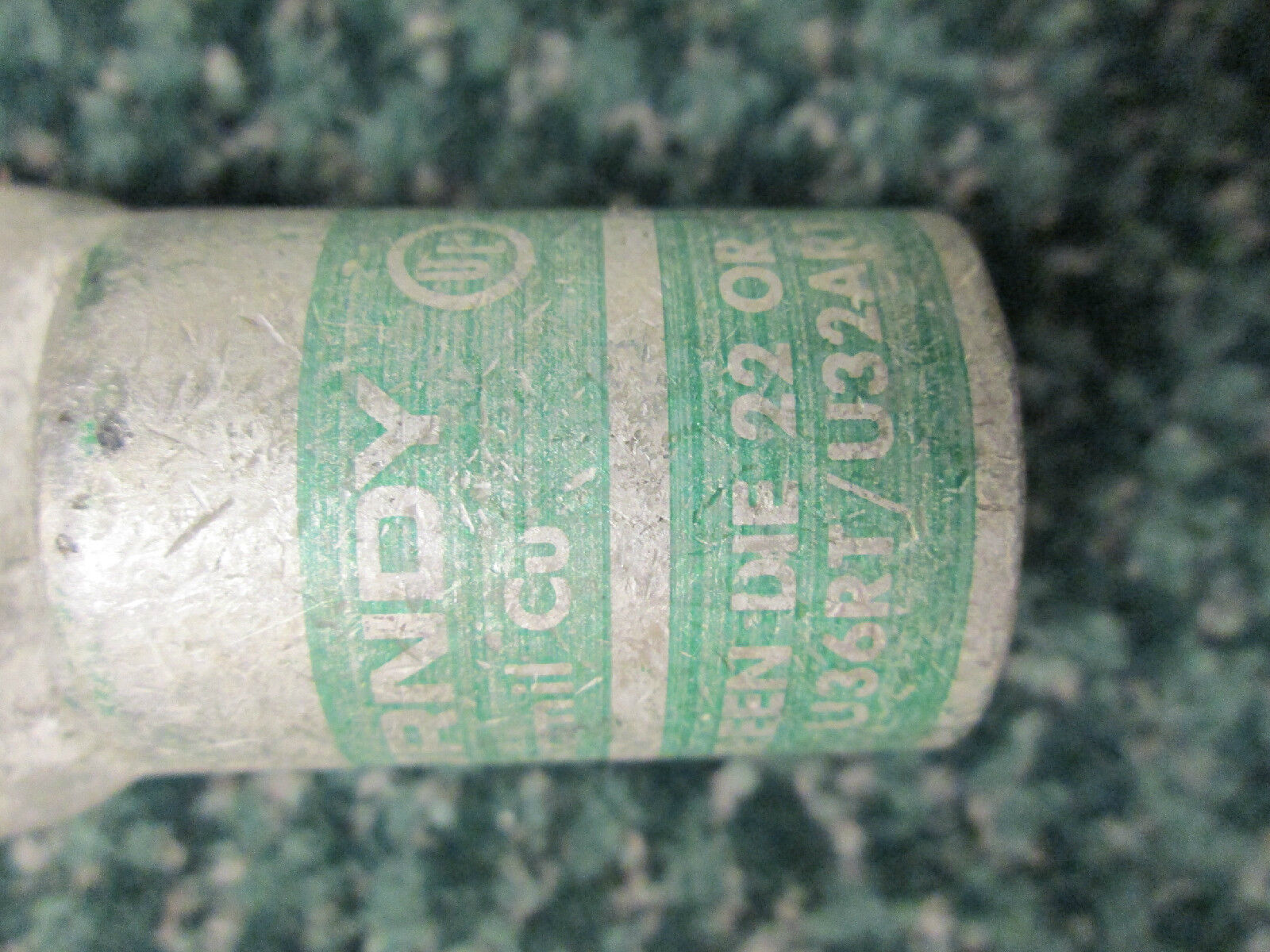Burndy Crimp Lug U36RT/U32ART, Green die 22 or 472, Lot of 4 New Surplus!