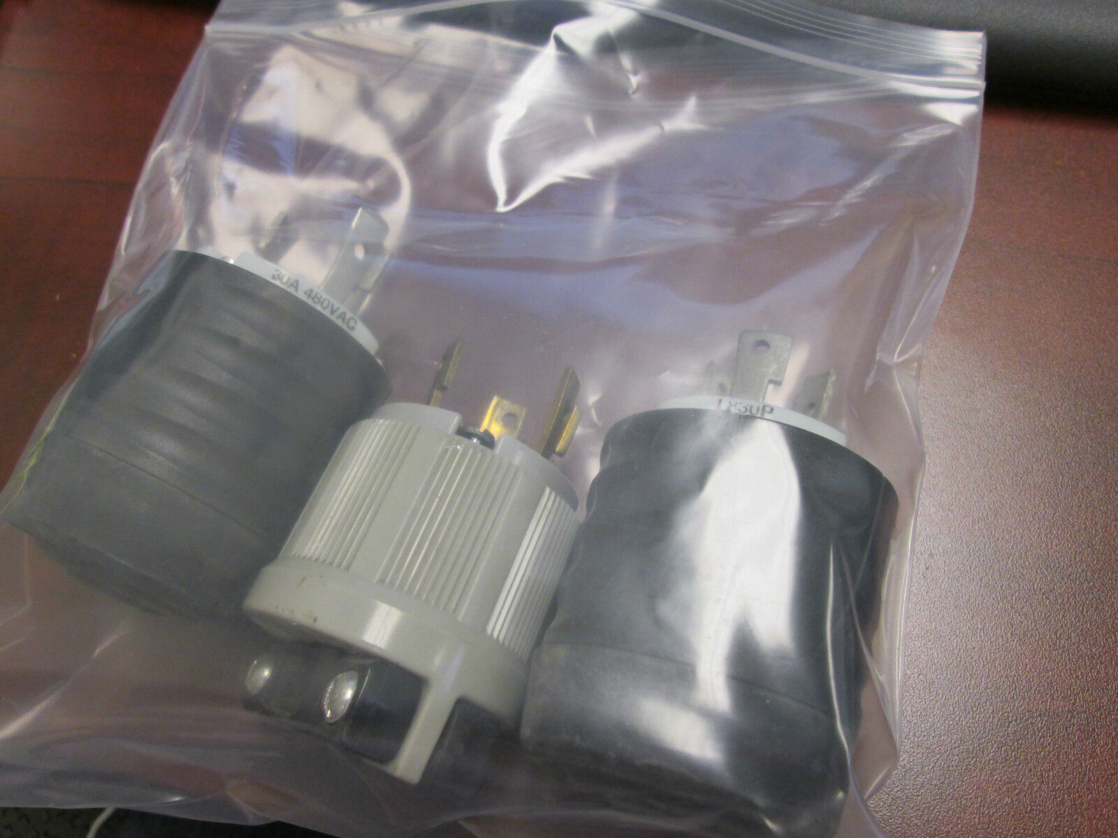 Misc. Brands Plugs 30A 480V lot of 3 used