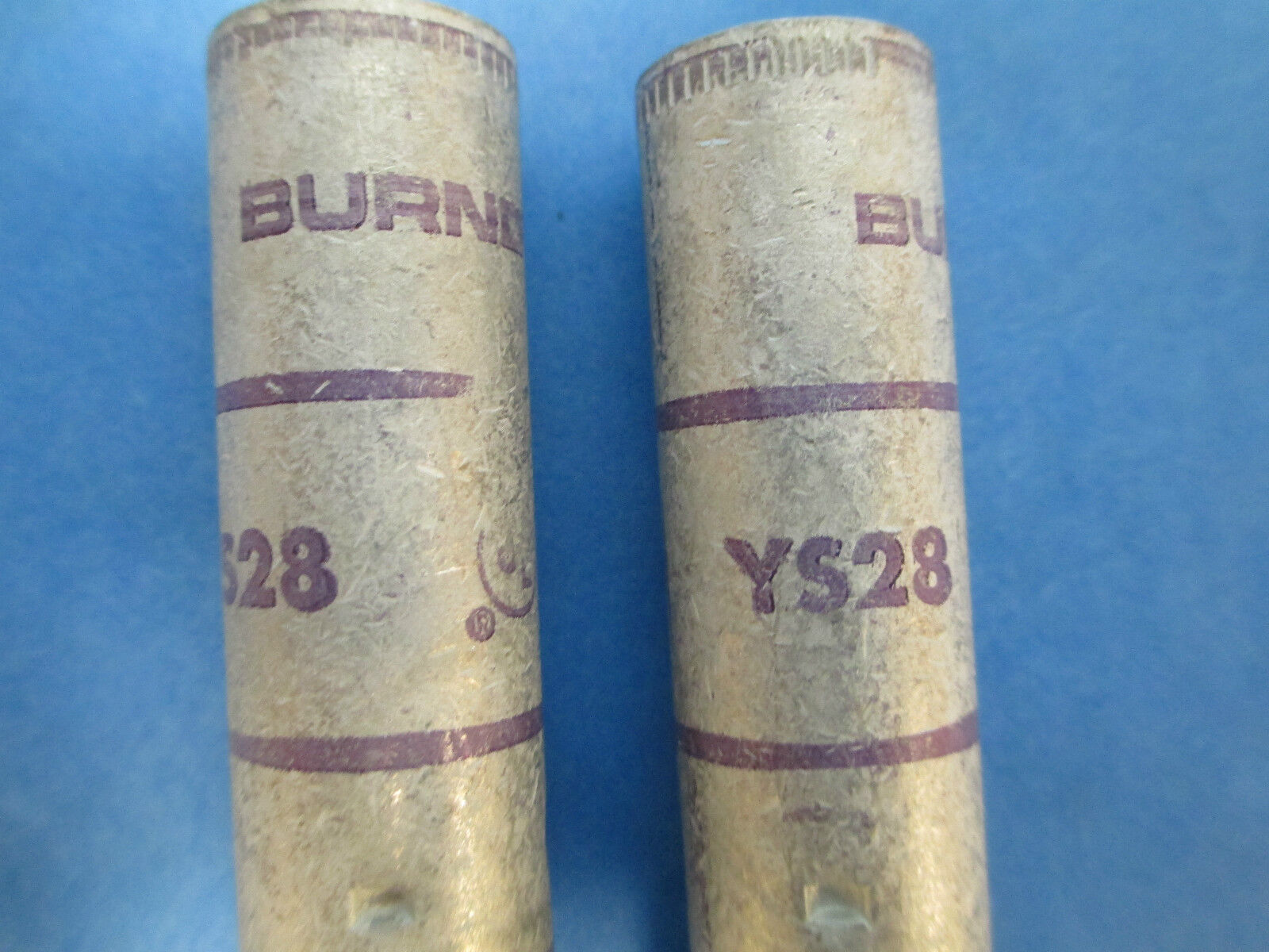 Burndy Crimp Connector YS28, N2004/0 STR, Purple 15  *Lot of 2* New Surplus