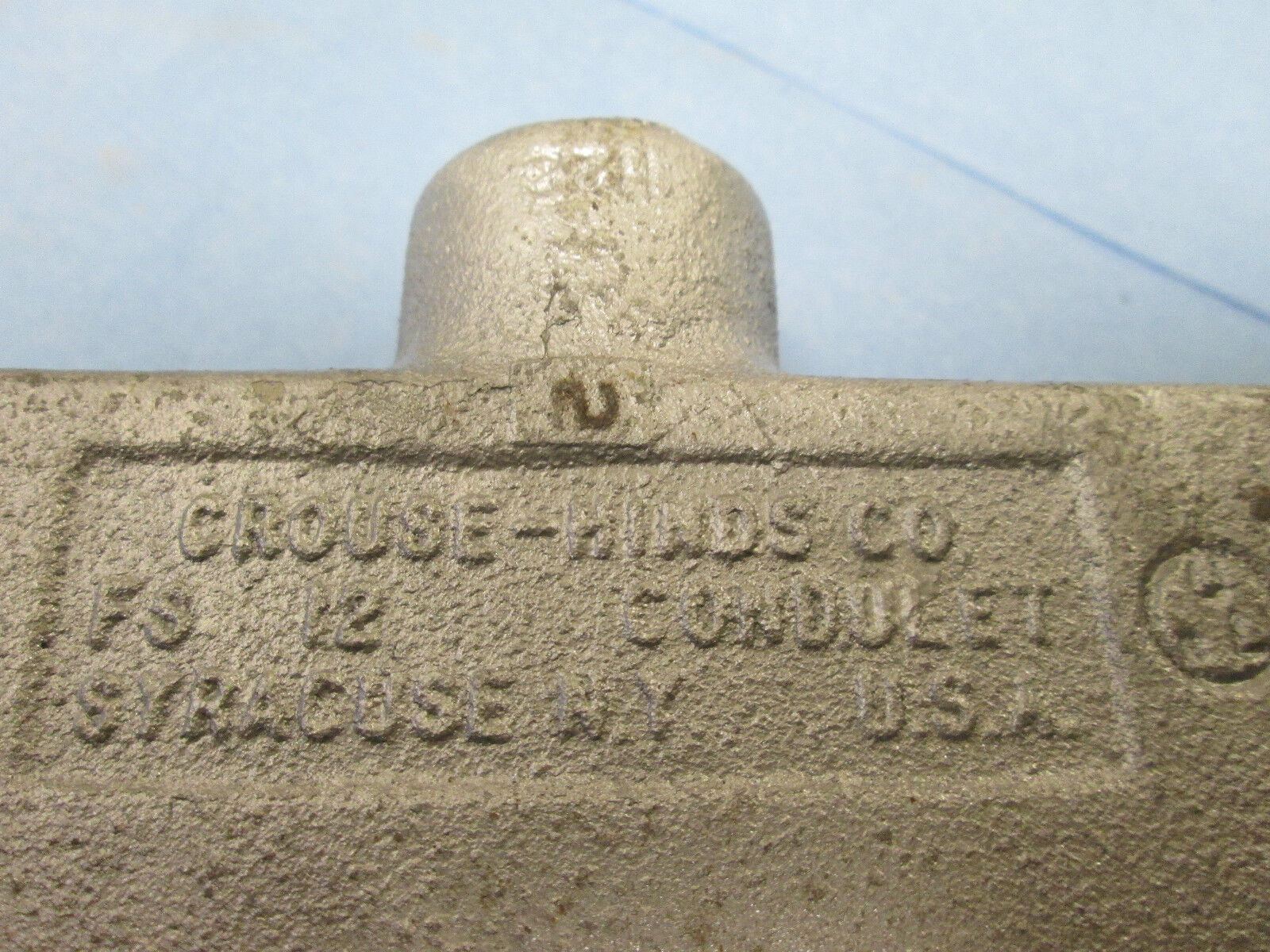 CROUSE HINDS FS12 CAST CONDULET 2 GANG BOX 1/2npt New Surplus