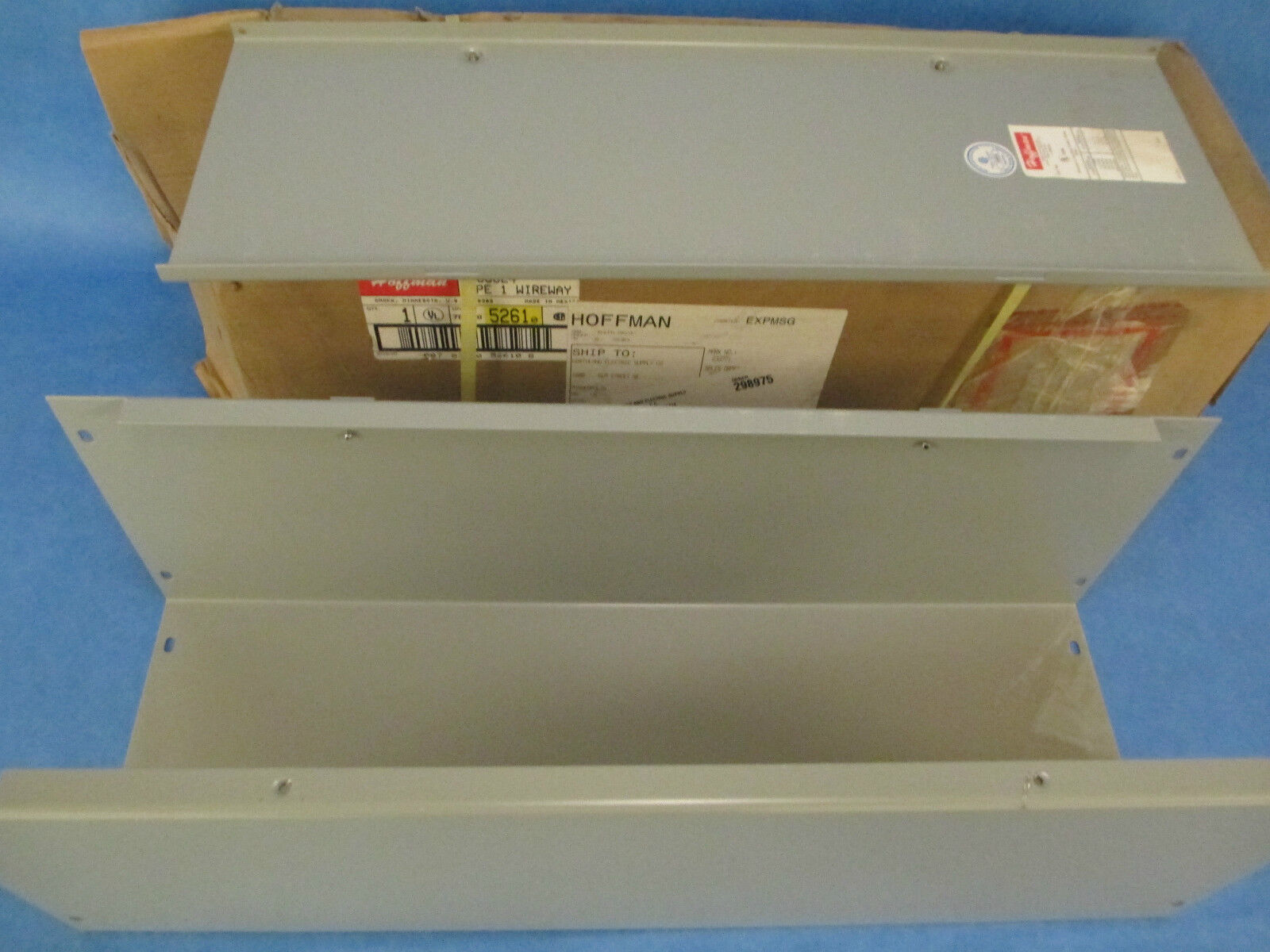 Hoffman Wireway F-88G24, Type 1 8"x8"x24", New in Box!!!