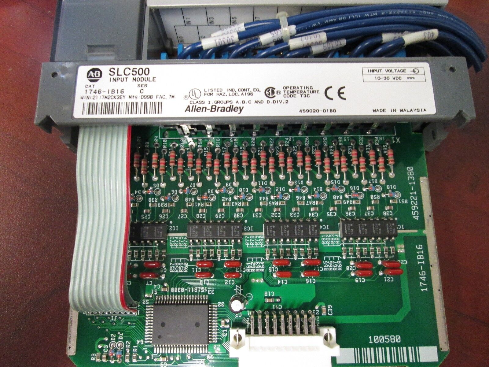 Allen-Bradley SLC 500 Input Module 1746-IB16 Series C 10-30 VDC Used