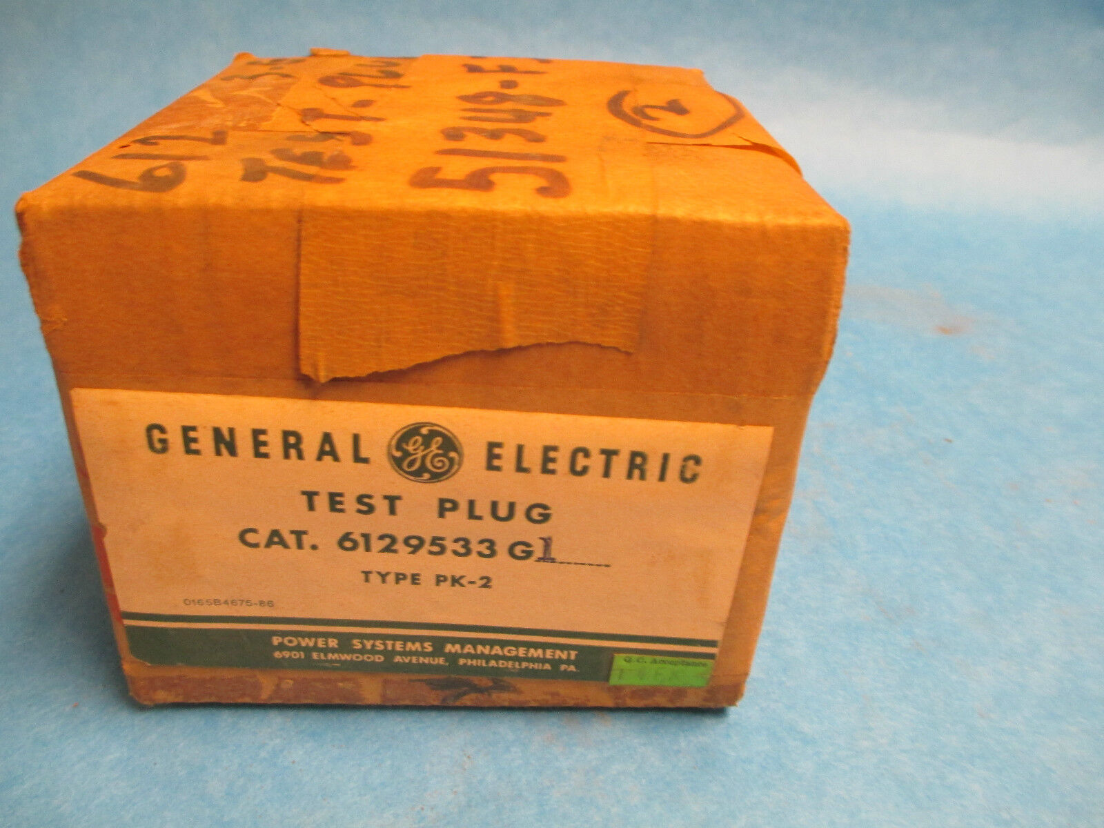 GE Type PK-2 Test Plug 6129533G1 New Surplus
